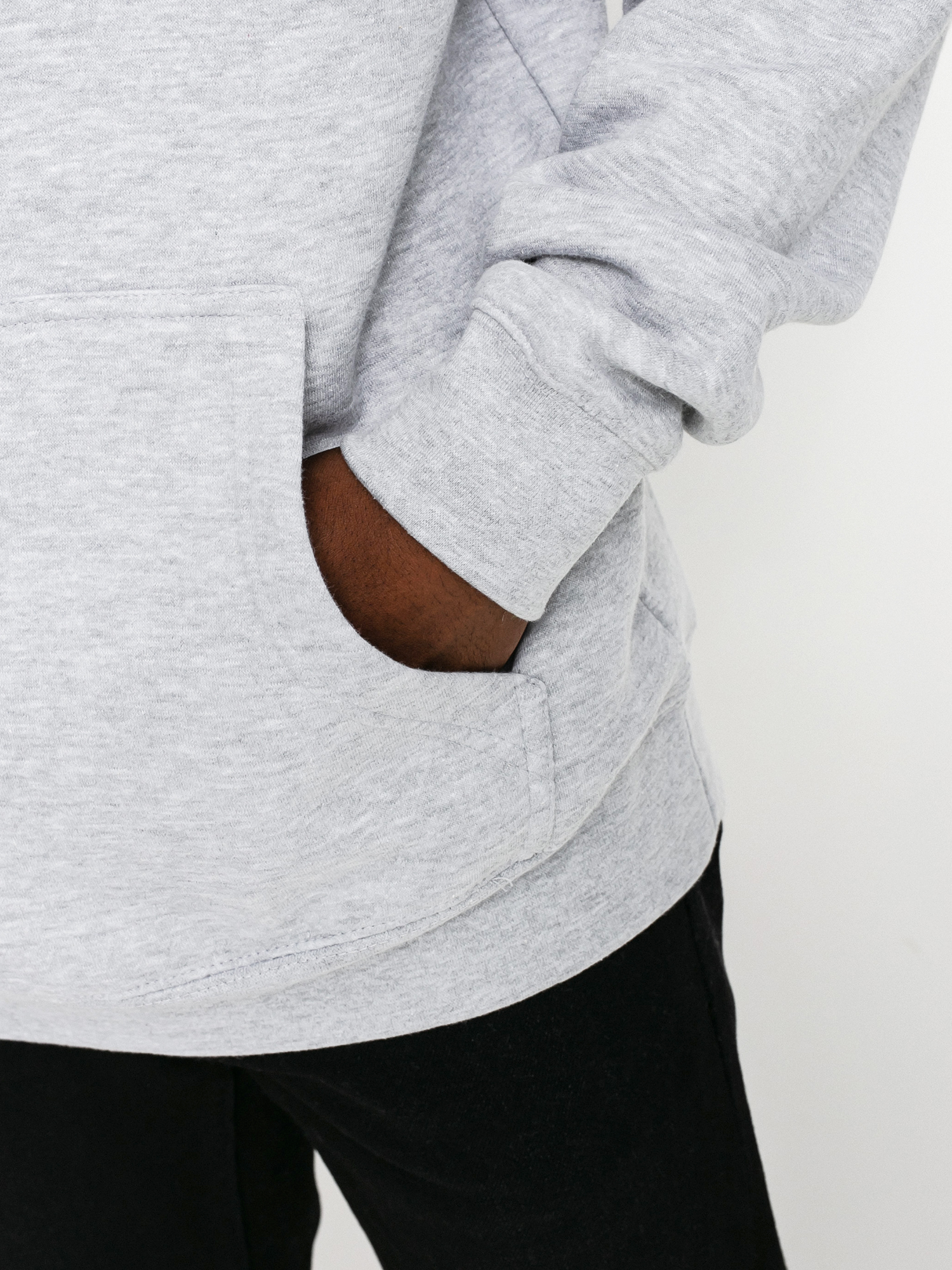 eS Mini Script HD Kapucnis pulóver (grey/heather)