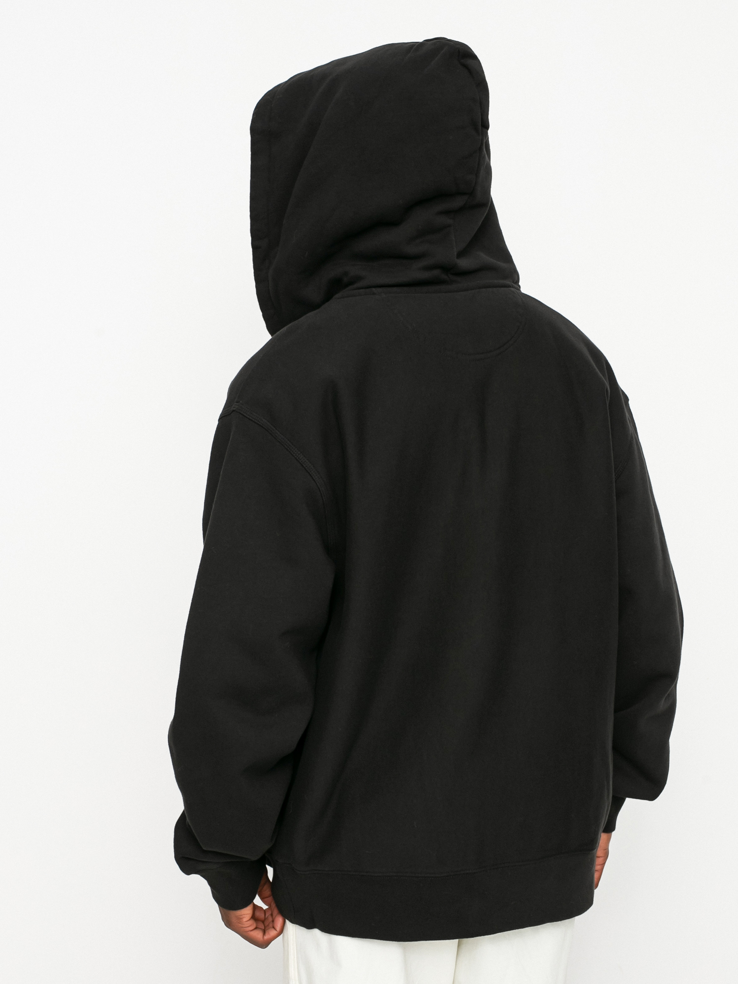 Stussy Stock Logo ZHD Kapucnis pulóver (black)