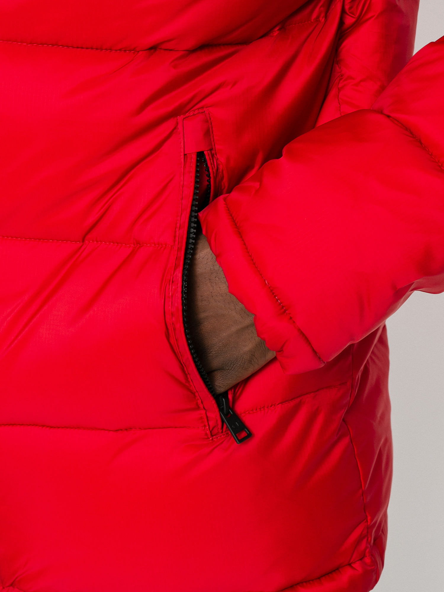 Champion Legacy Hooded Jacket 216652 Dzseki (htr/nbk)