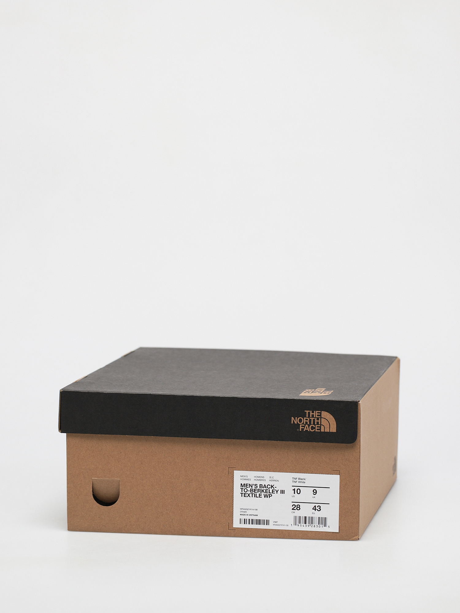 The North Face Back To Berkeley III Textile Wp Cipők (tnf black/tnf white)