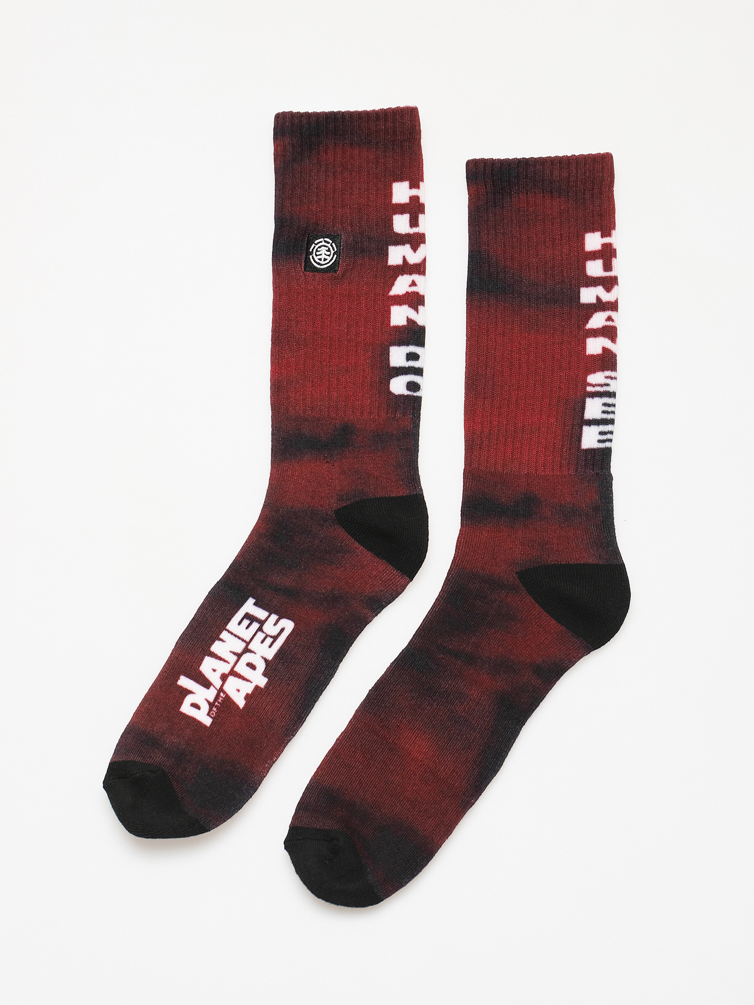 Element Pota Skate Socks Zokni (red tie dye)