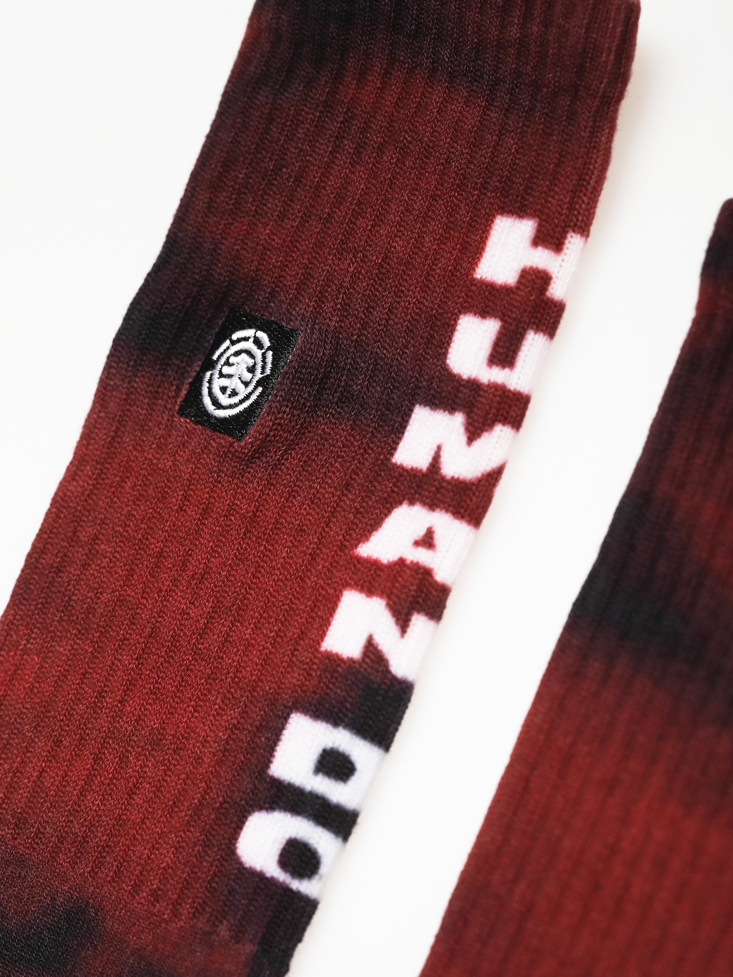 Element Pota Skate Socks Zokni (red tie dye)