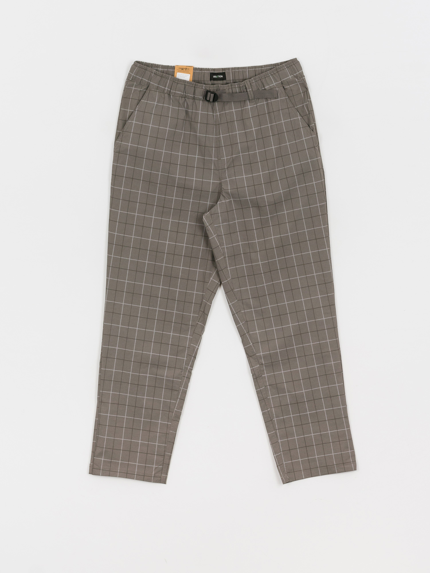 Brixton Steady Cinch Taper Kisnadrág (grey plaid)