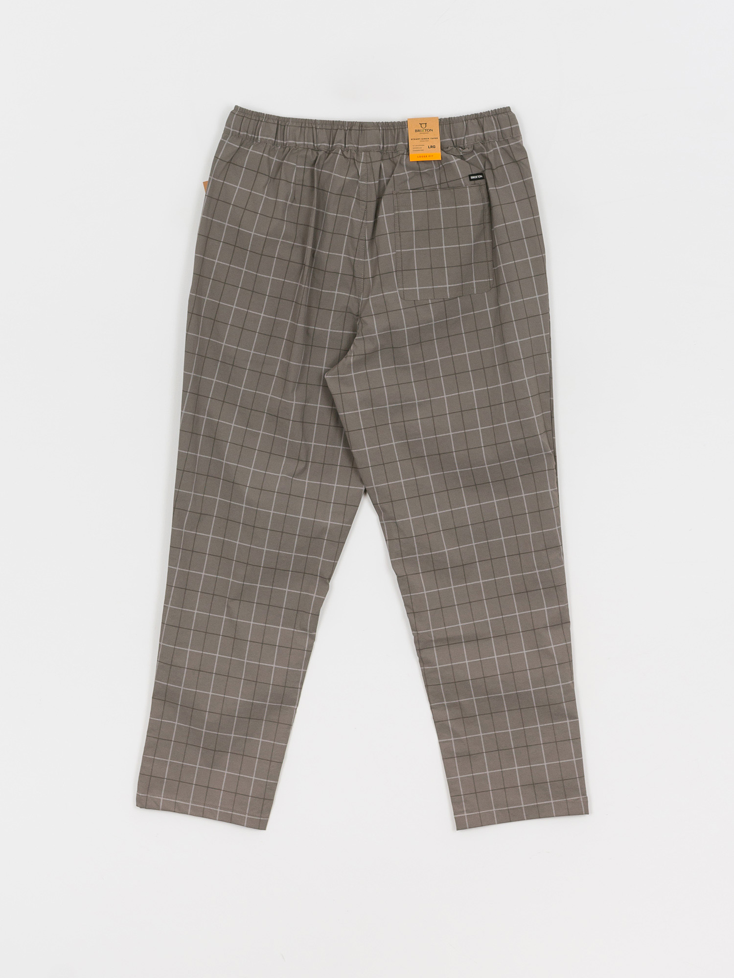 Brixton Steady Cinch Taper Kisnadrág (grey plaid)