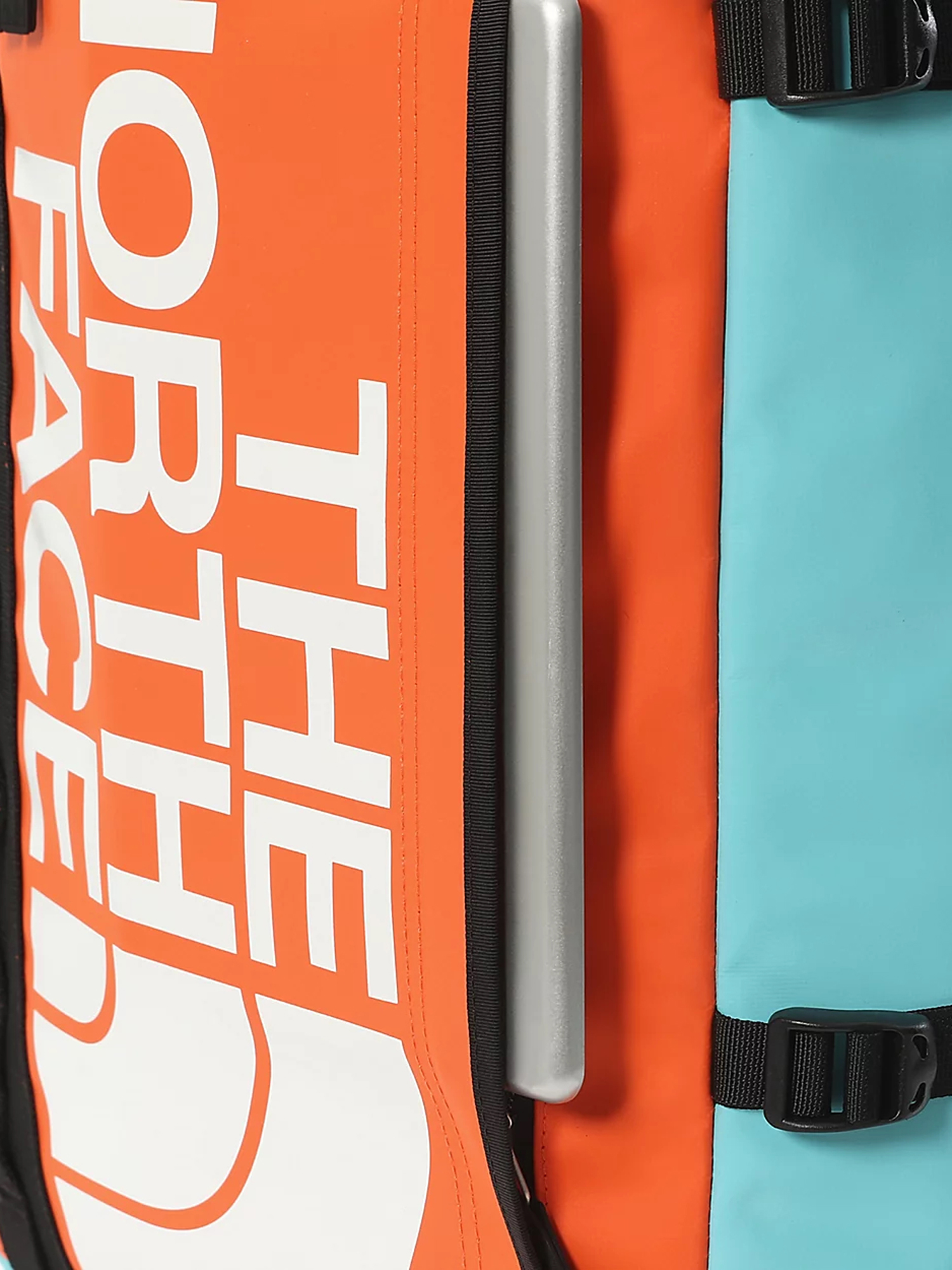 The North Face Base Camp Fuse Box Hátizsák (red orange/trans antracit blue)