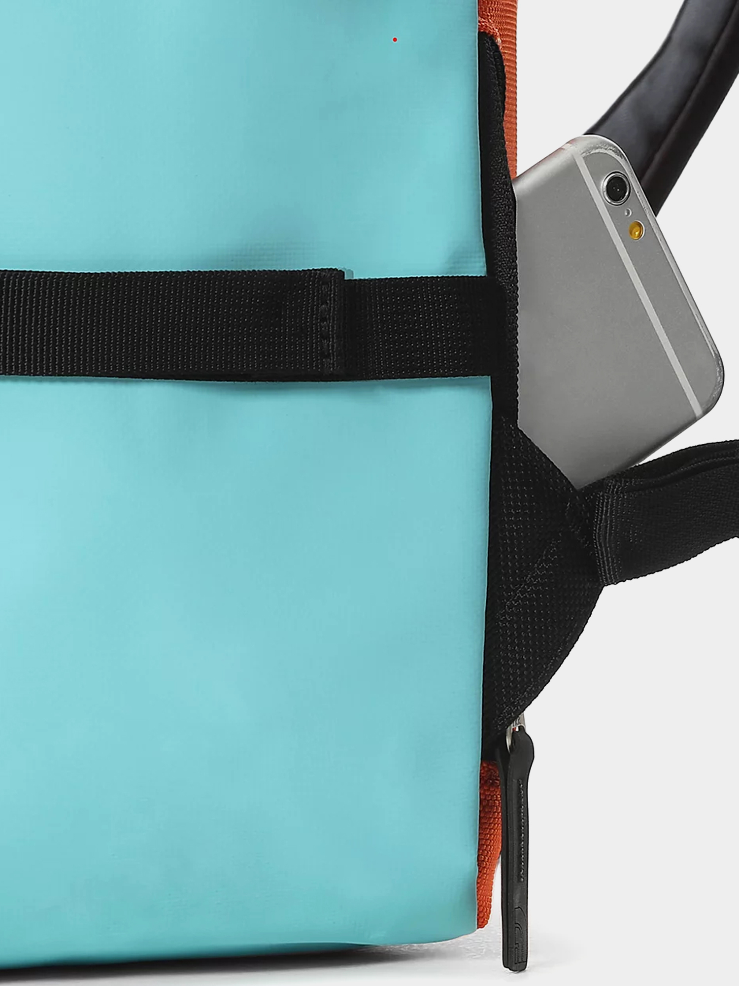 The North Face Base Camp Fuse Box Hátizsák (red orange/trans antracit blue)