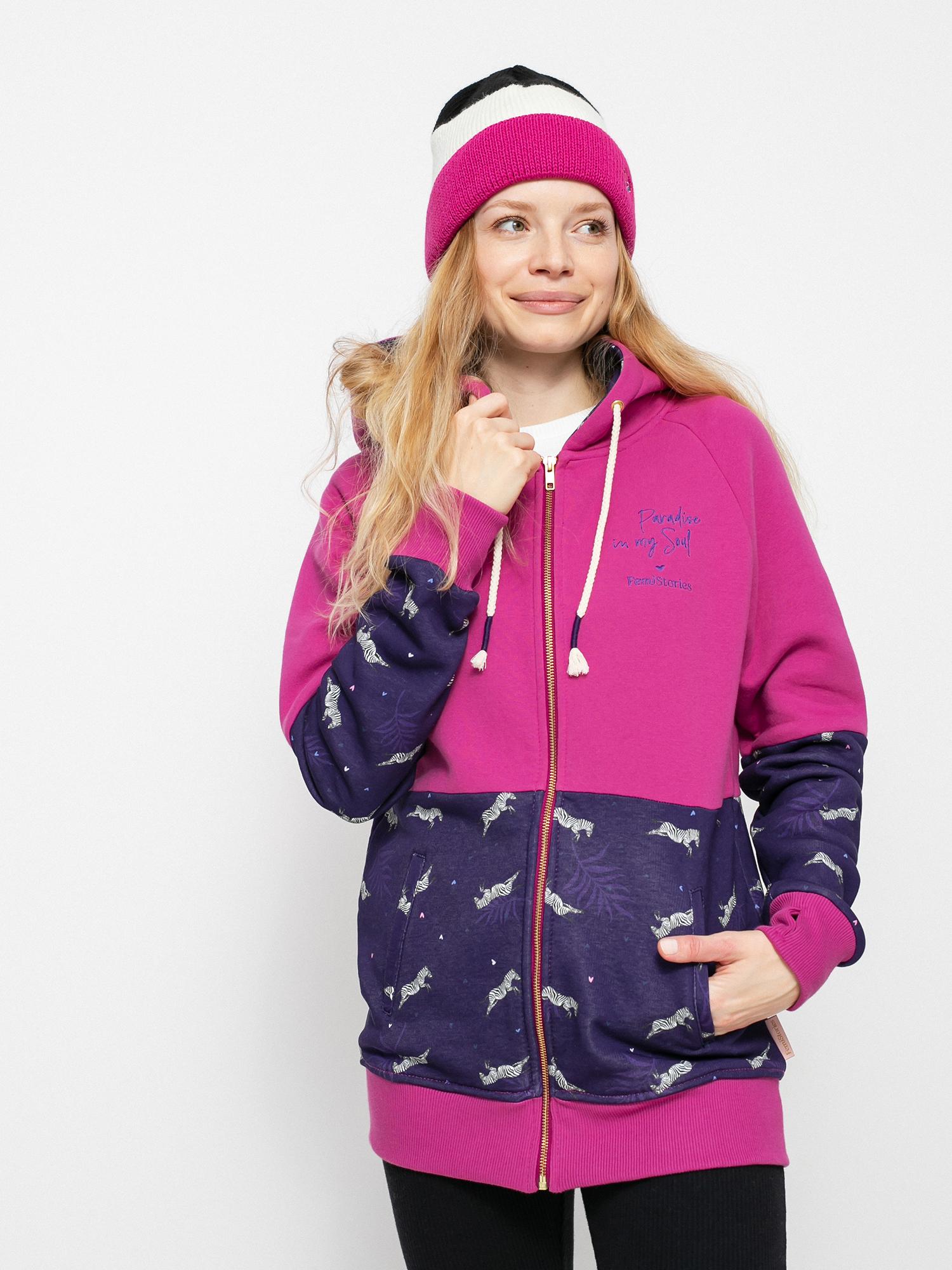 Femi Stories Mago ZHD Kapucnis pulóver Wmn (pzbr)