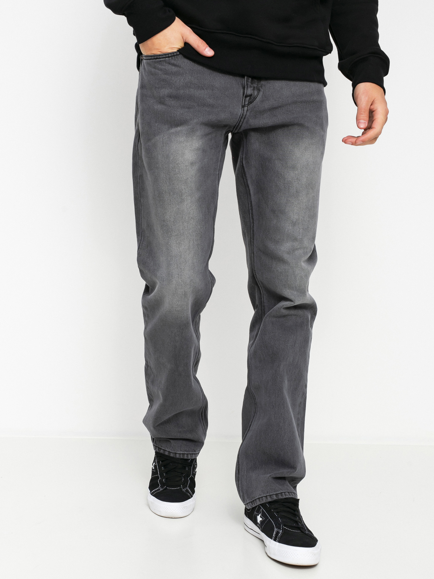 Volcom Solver Denim Kisnadrág (fade to black)