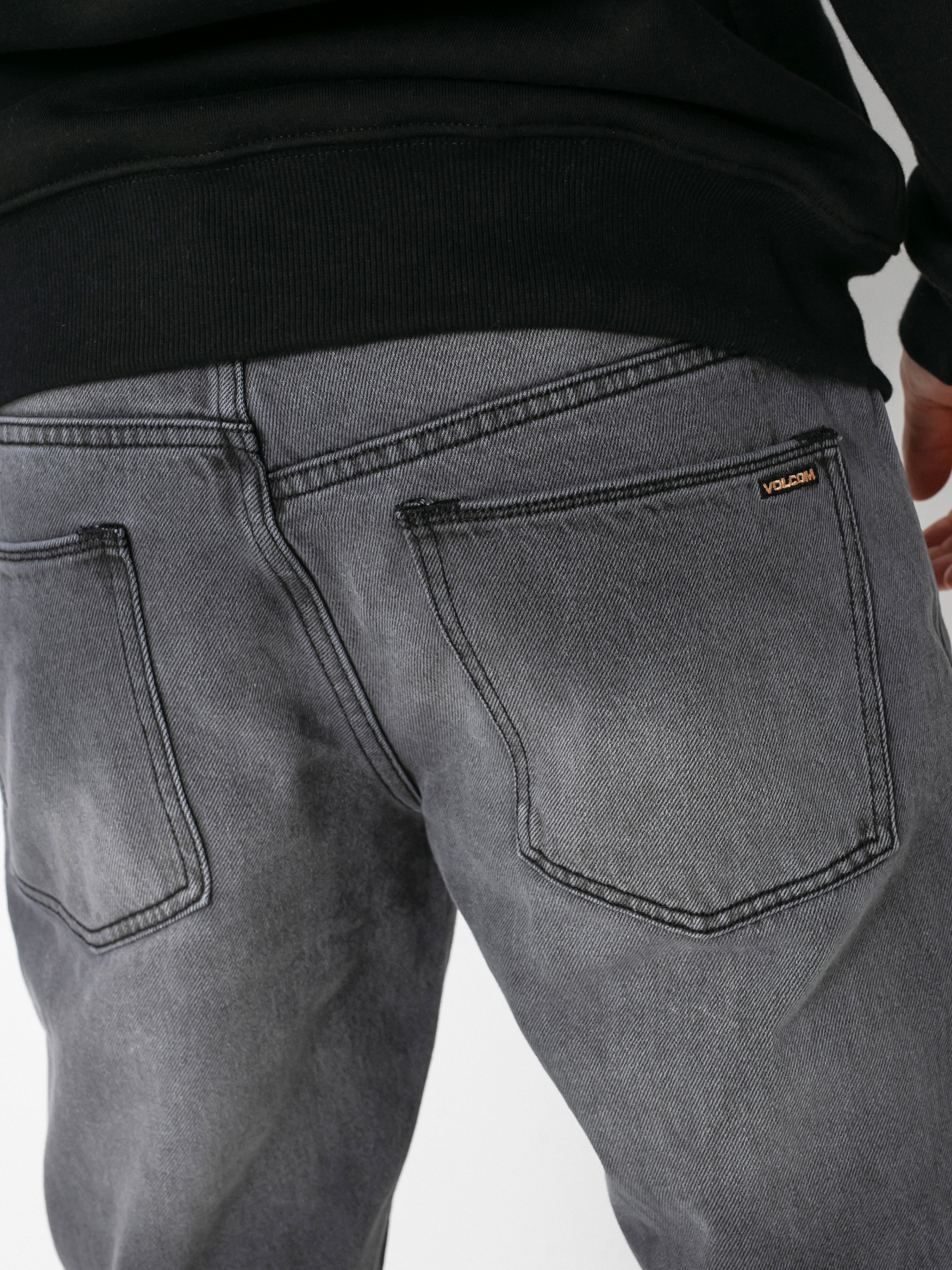 Volcom Solver Denim Kisnadrág (fade to black)