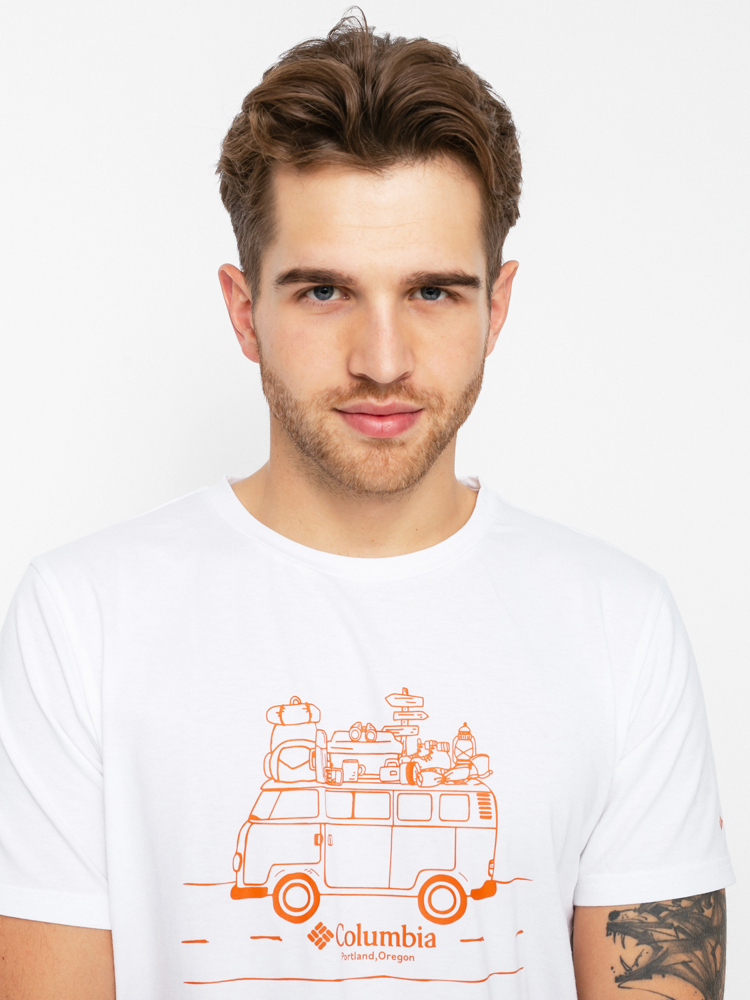 Columbia Sun Trek póló (white/van life)