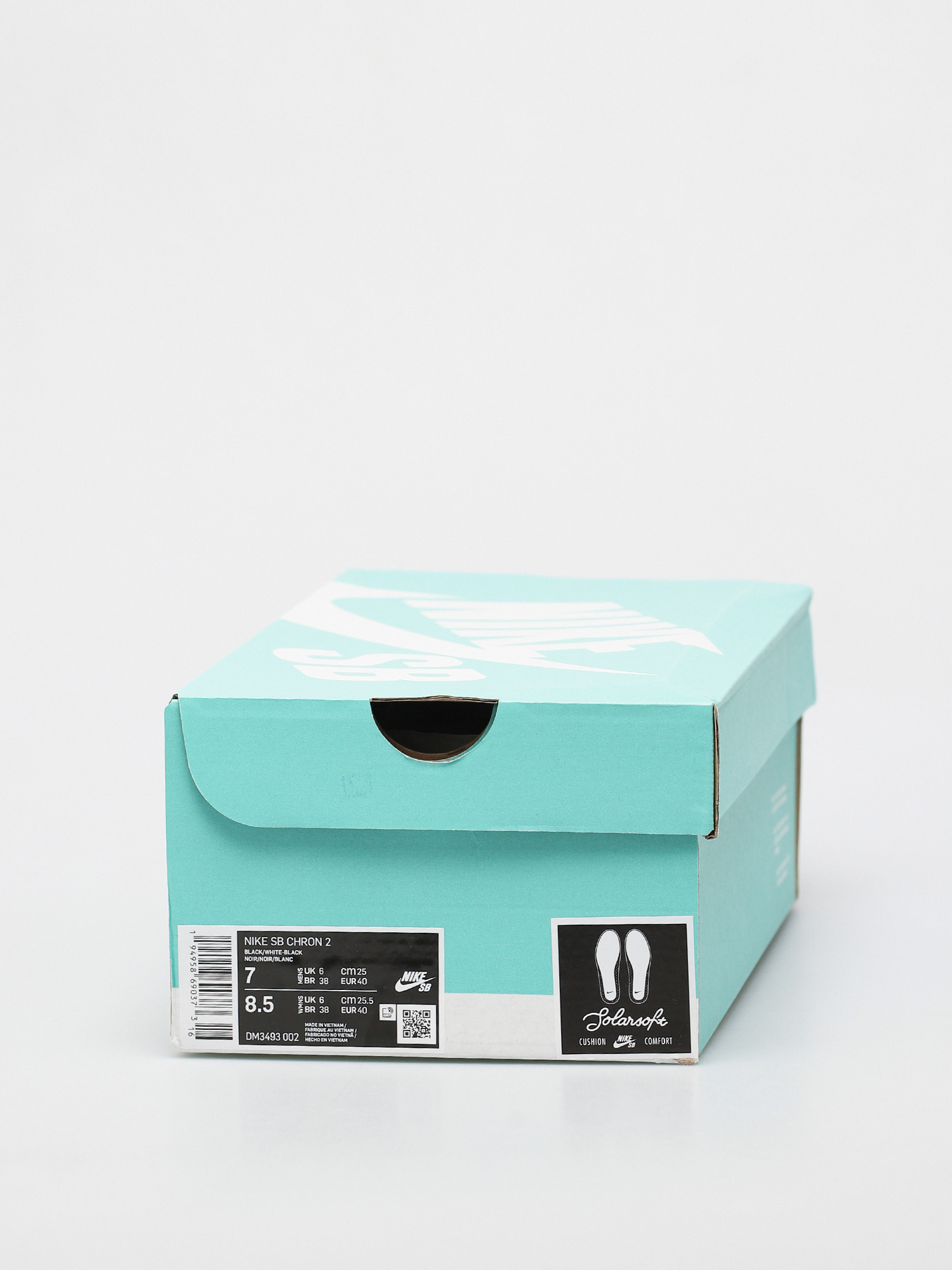 Nike SB Chron 2 Cipők (black/white black gum light brown)