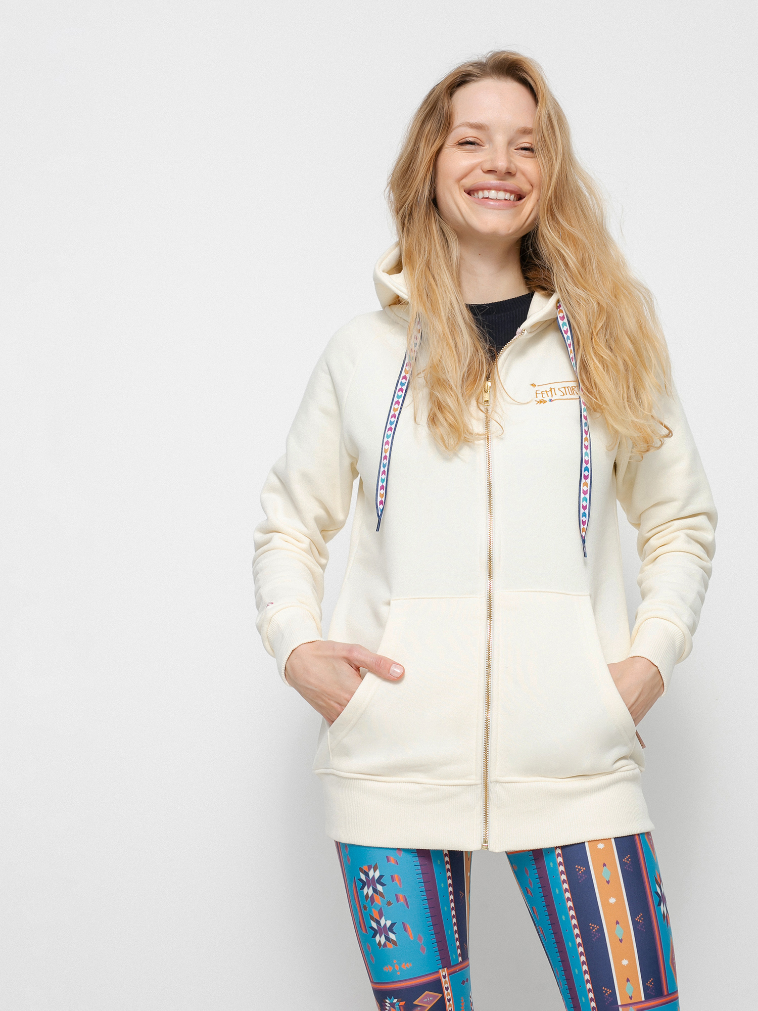 Femi Stories Andel ZHD Kapucnis pulóver Wmn (ecr)