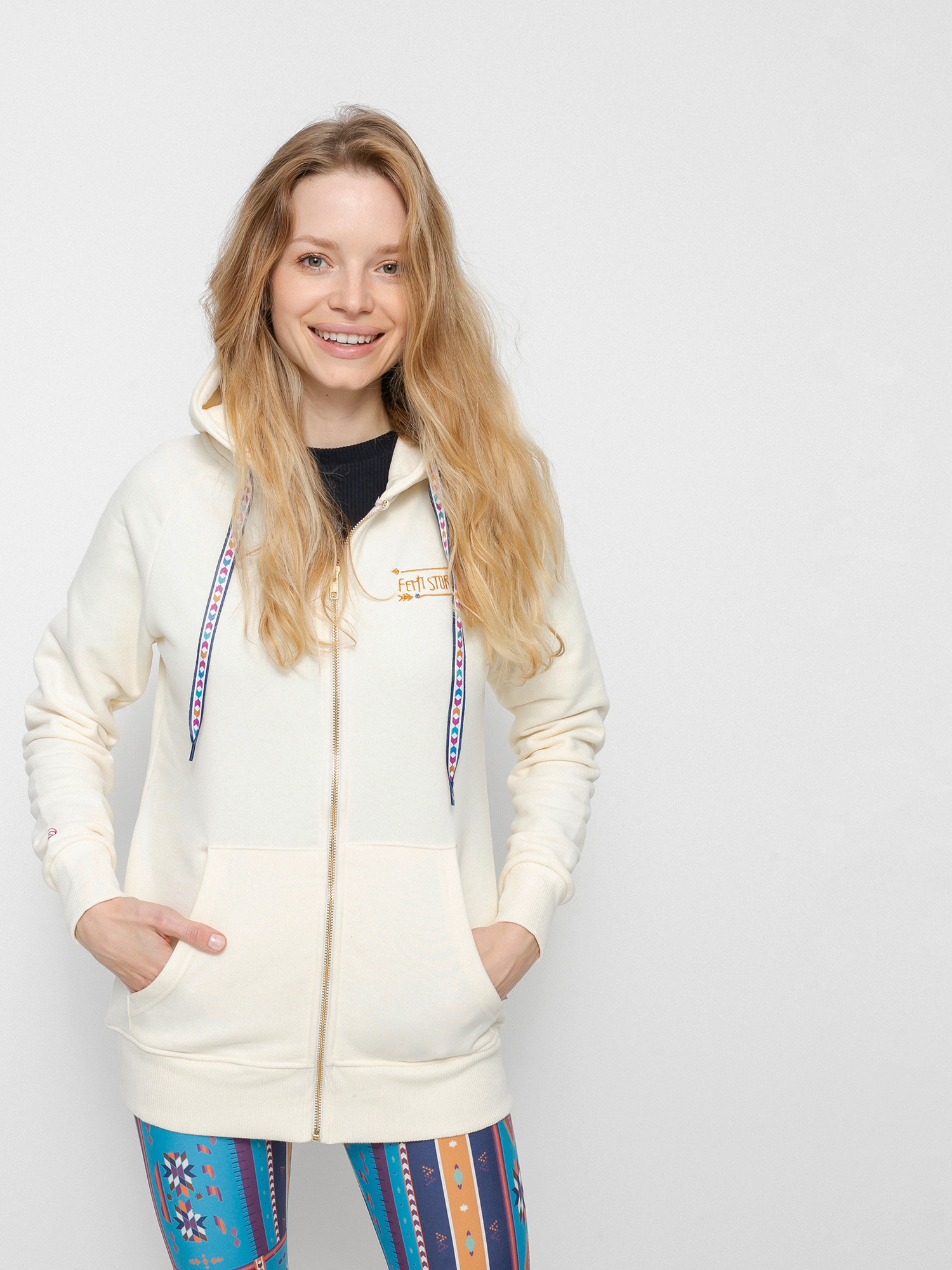 Femi Stories Andel ZHD Kapucnis pulóver Wmn (ecr)