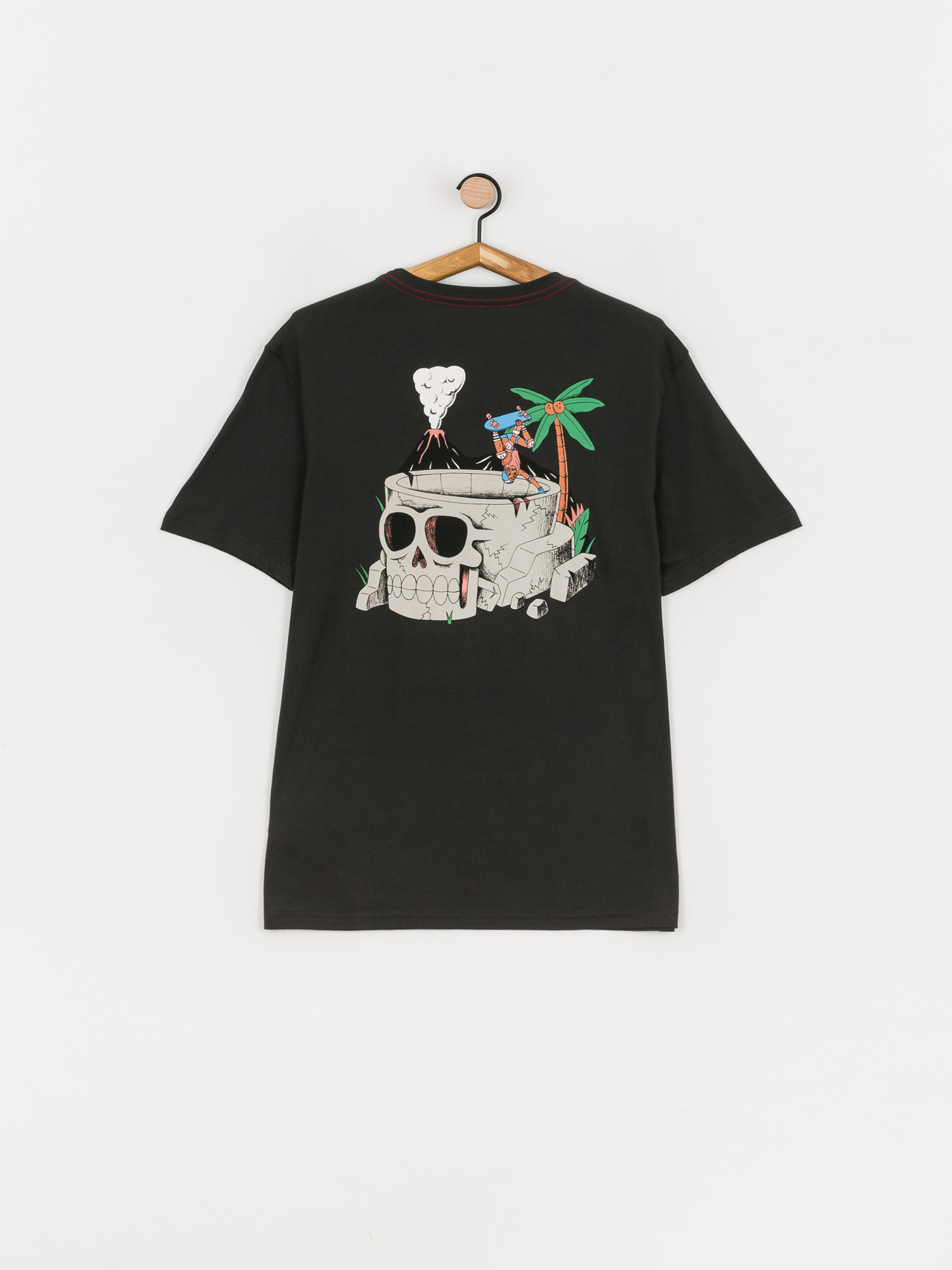 RVCA Skull Bowl póló (pirate black)