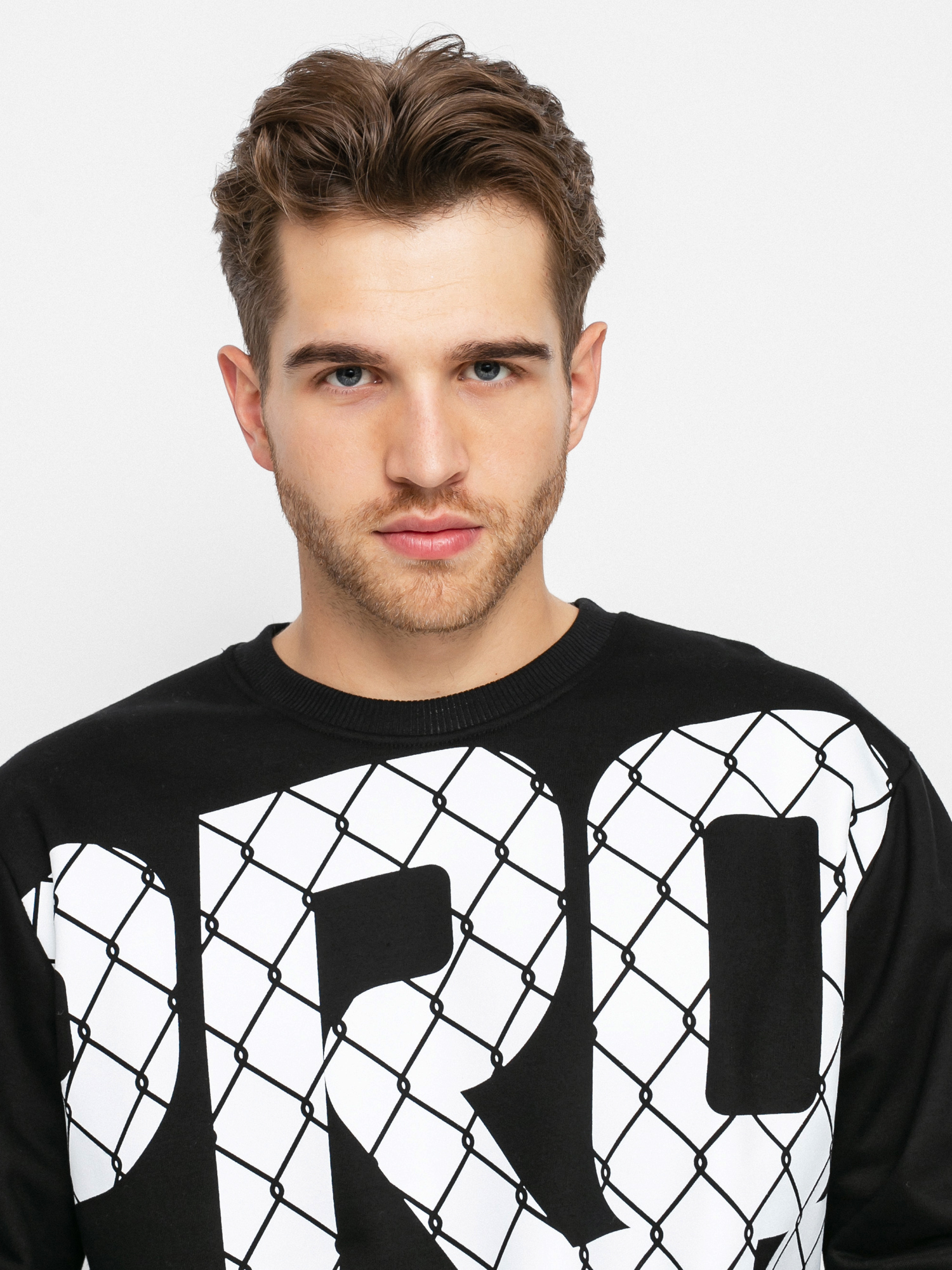 Prosto Big Fence Pulóver (black)