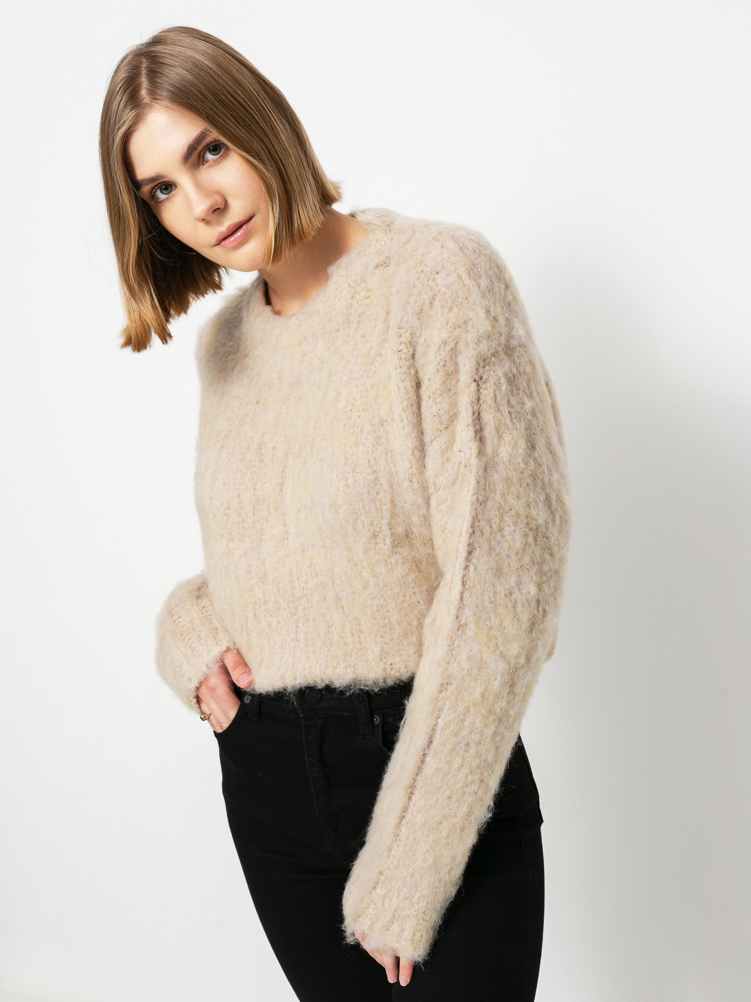 OBEY Robyn Pulóver Wmn (tan)