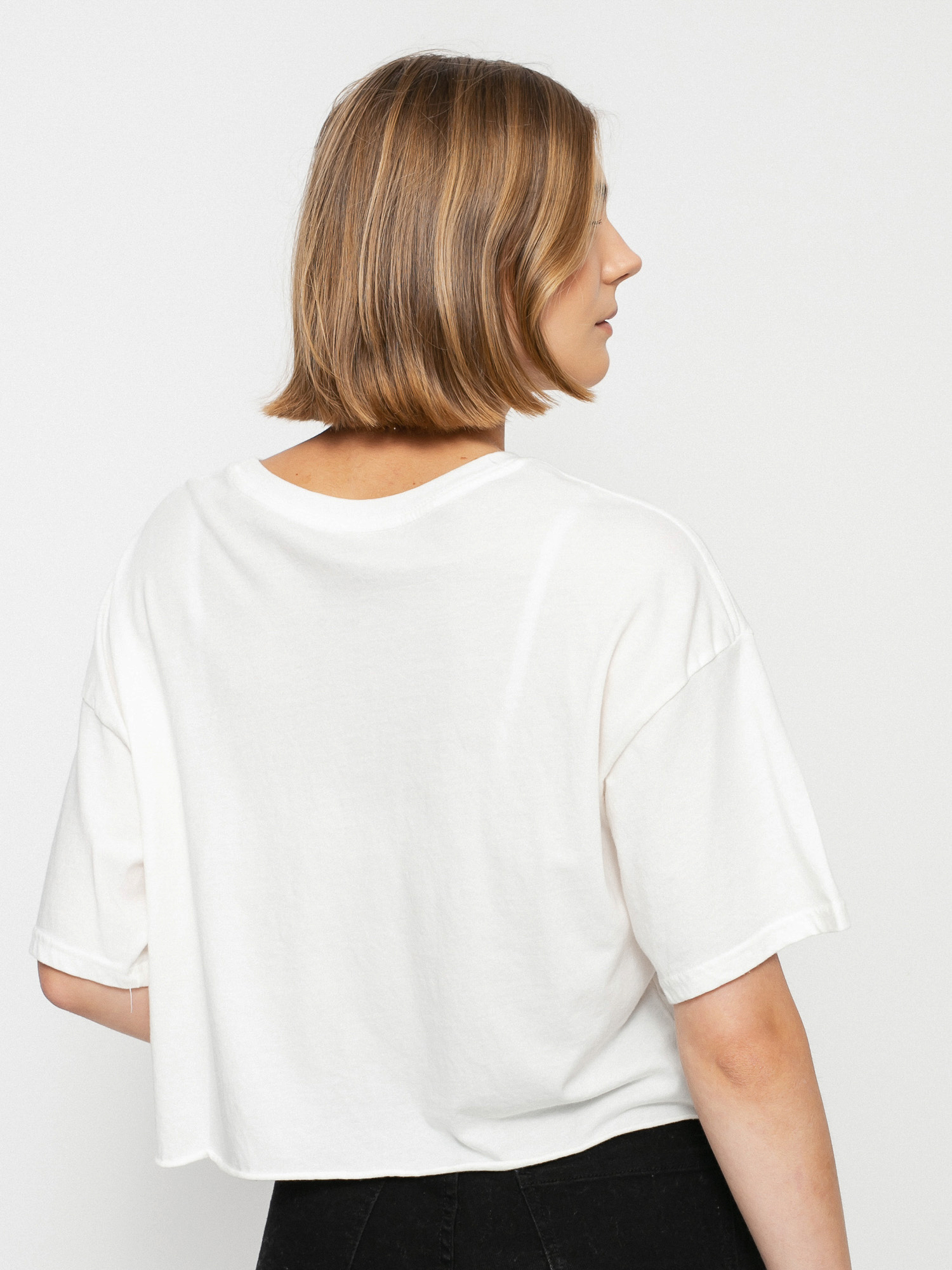 RVCA Super Bloom Bf Crop póló Wmn (vintage white)