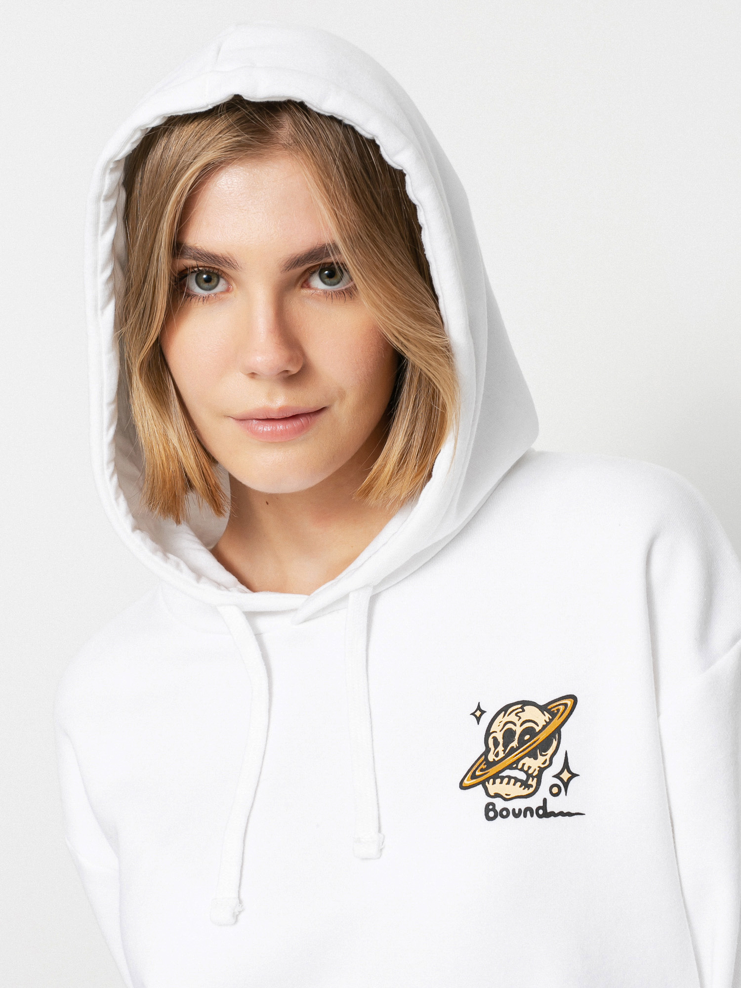 Element Transender W HD Kapucnis pulóver Wmn (optic white)