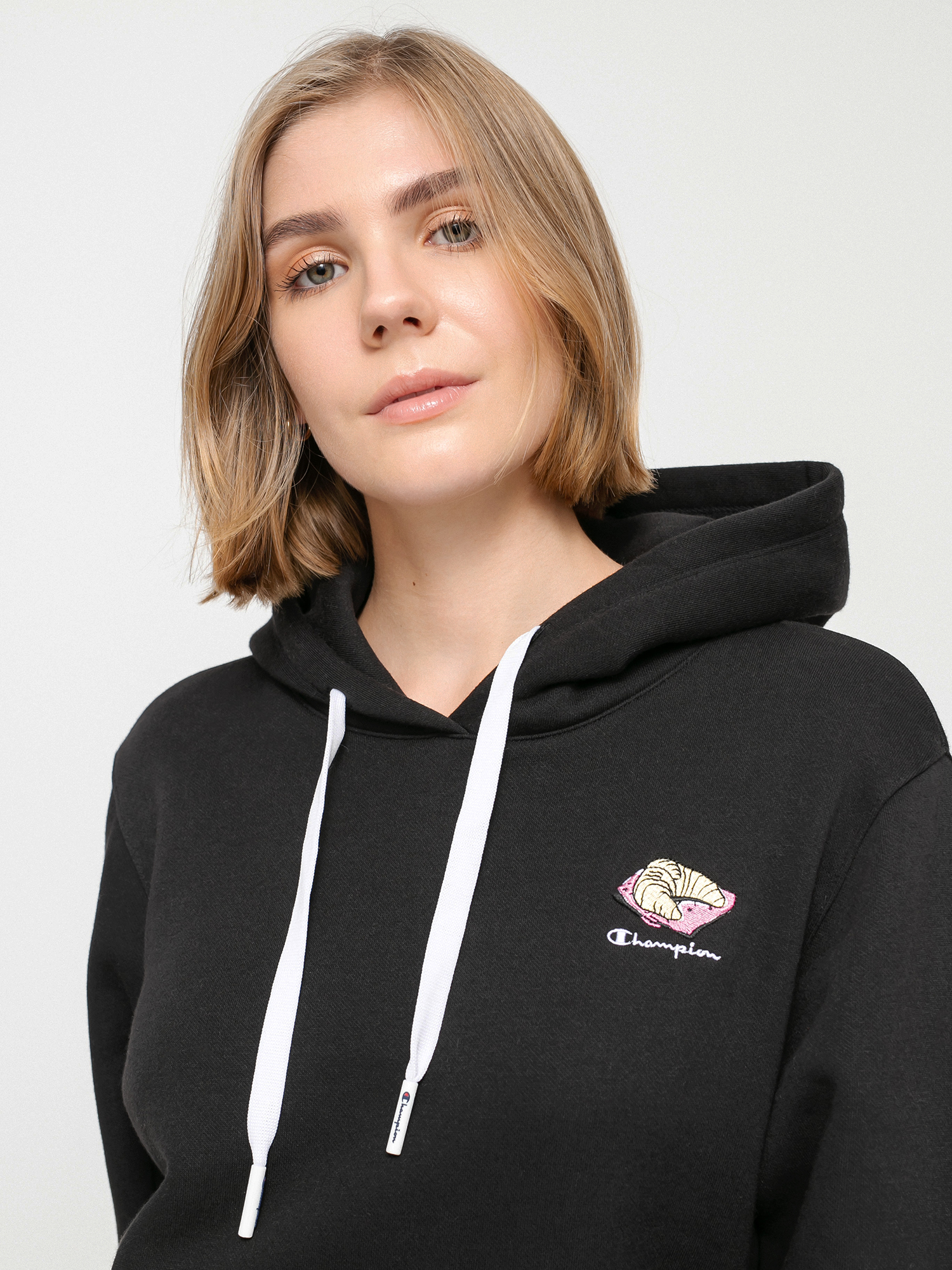 Champion Sweatshirt HD 114694 Kapucnis pulóver Wmn (nbk)