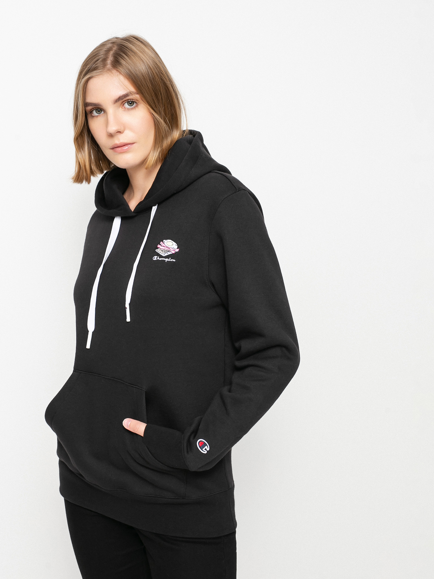 Champion Sweatshirt HD 114694 Kapucnis pulóver Wmn (nbk)
