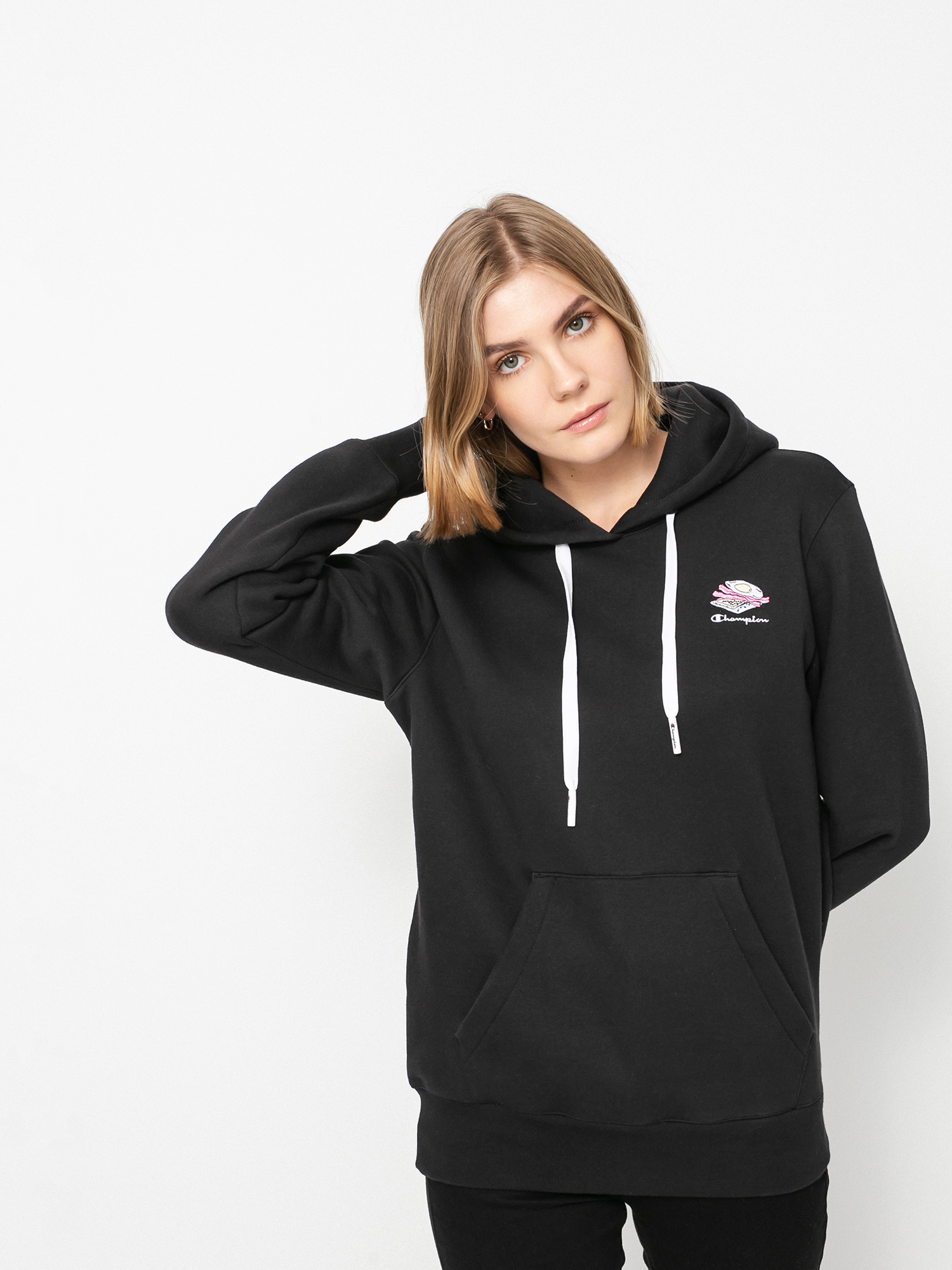 Champion Sweatshirt HD 114694 Kapucnis pulóver Wmn (nbk)