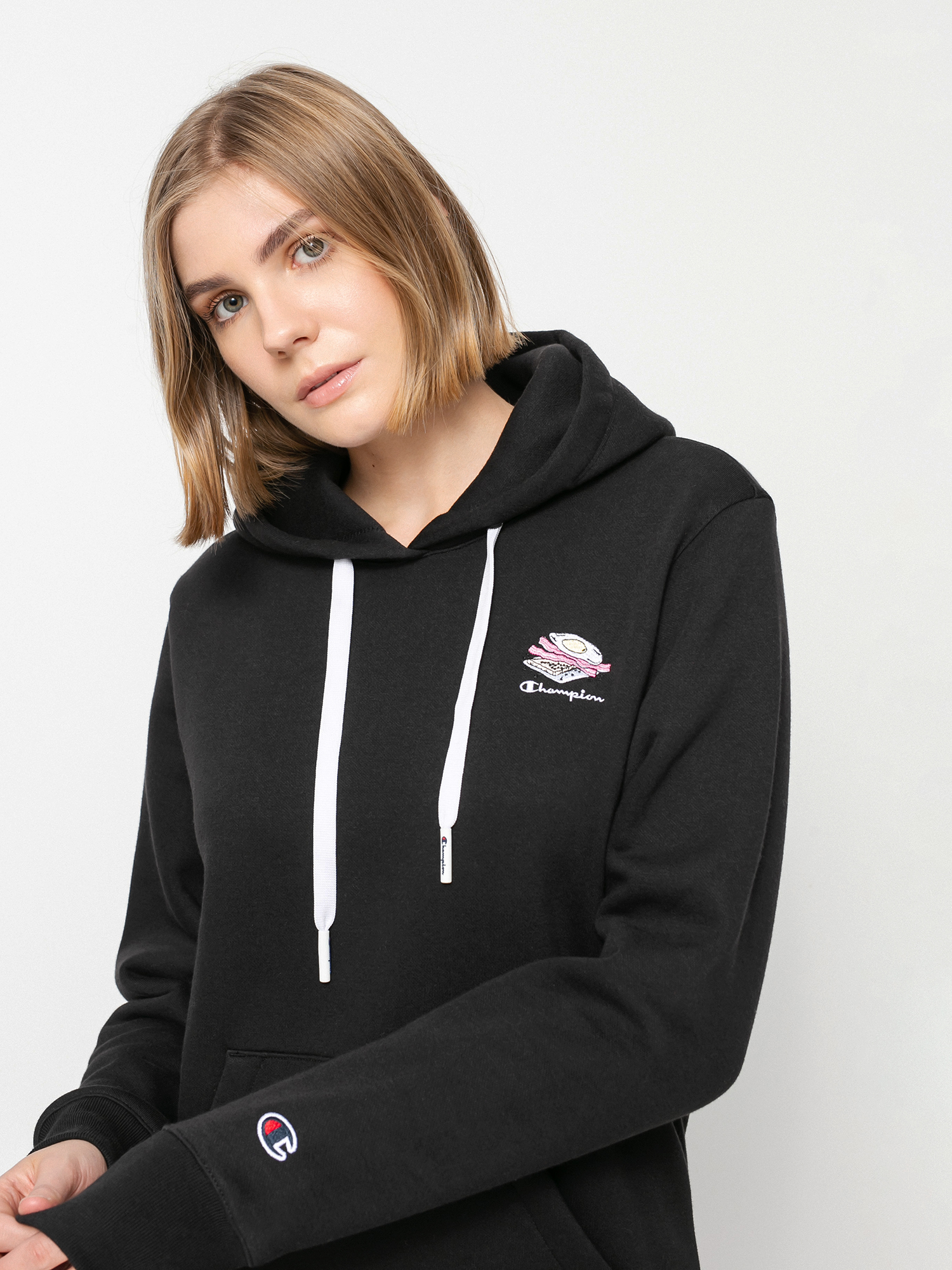 Champion Sweatshirt HD 114694 Kapucnis pulóver Wmn (nbk)