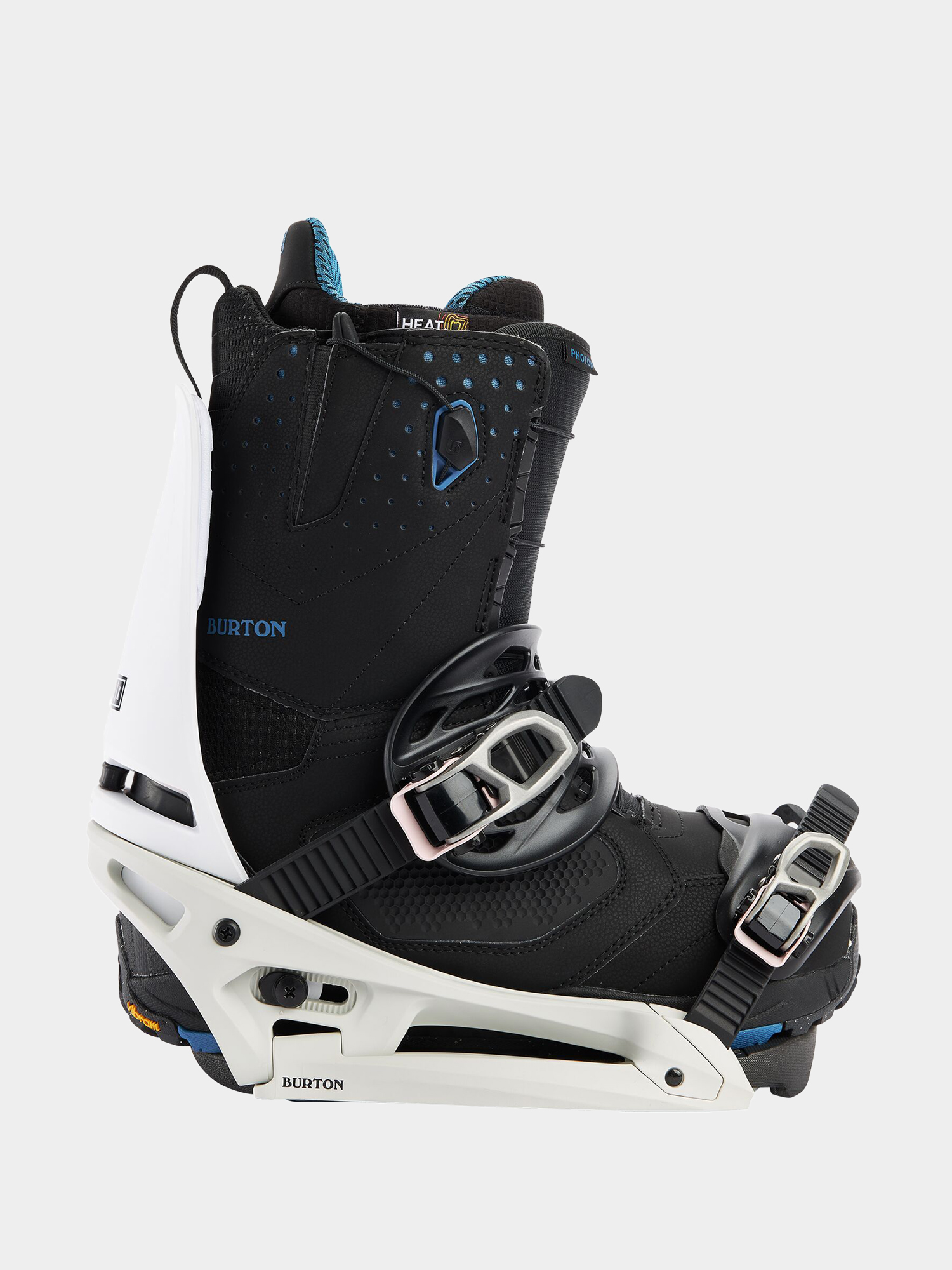 Férfi Burton Cartel X Est Snowboard kötés (white/gray/logo)