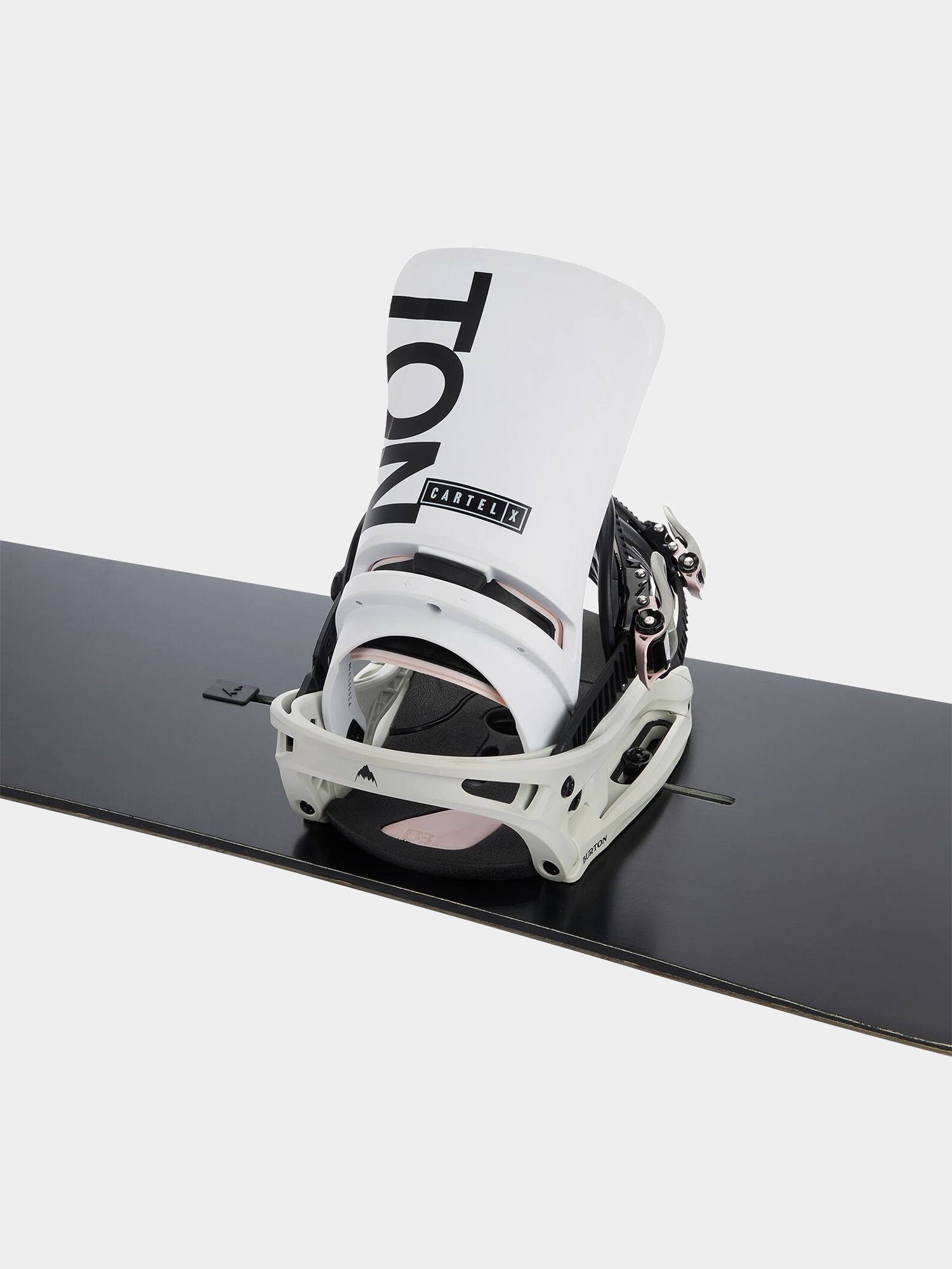 Férfi Burton Cartel X Est Snowboard kötés (white/gray/logo)