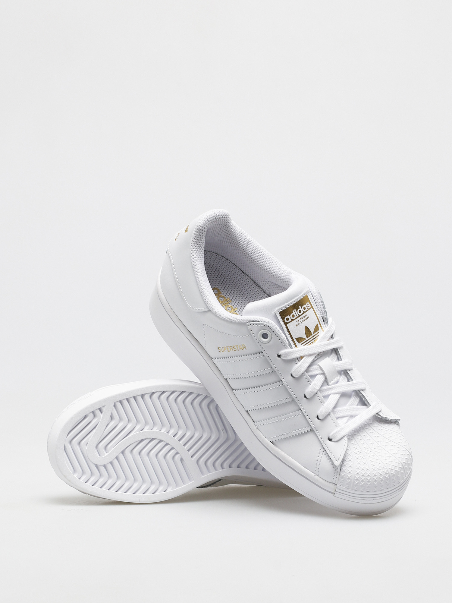 Adidas Originals Superstar Bold Cipők Wmn (ftwwht/ftwwht/goldmt)
