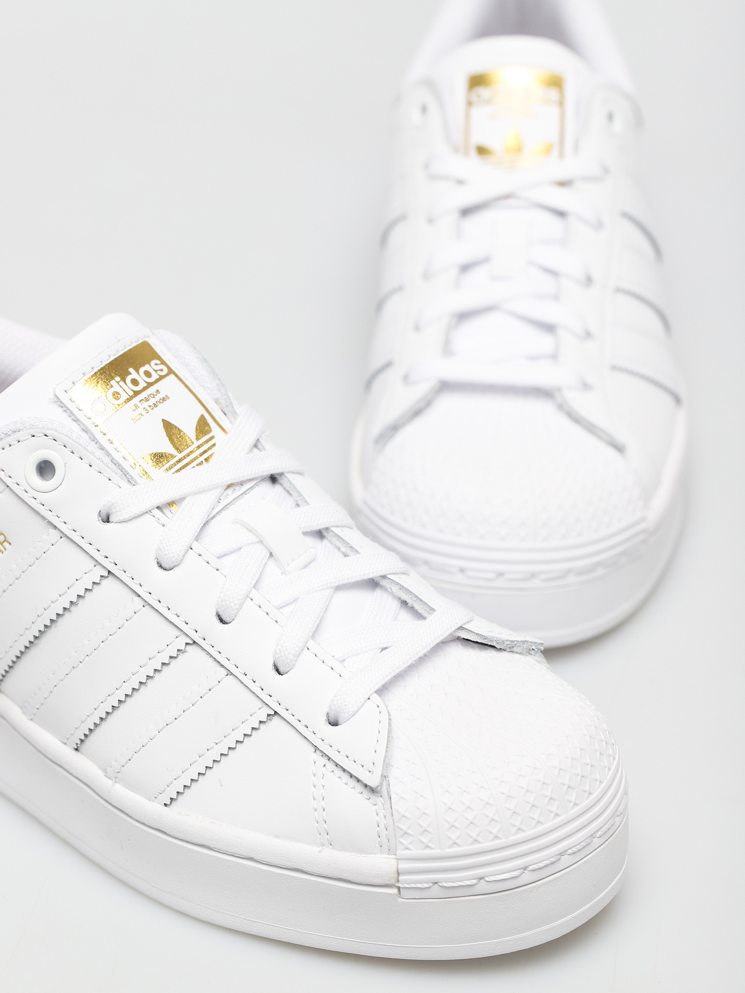 Adidas Originals Superstar Bold Cipők Wmn (ftwwht/ftwwht/goldmt)