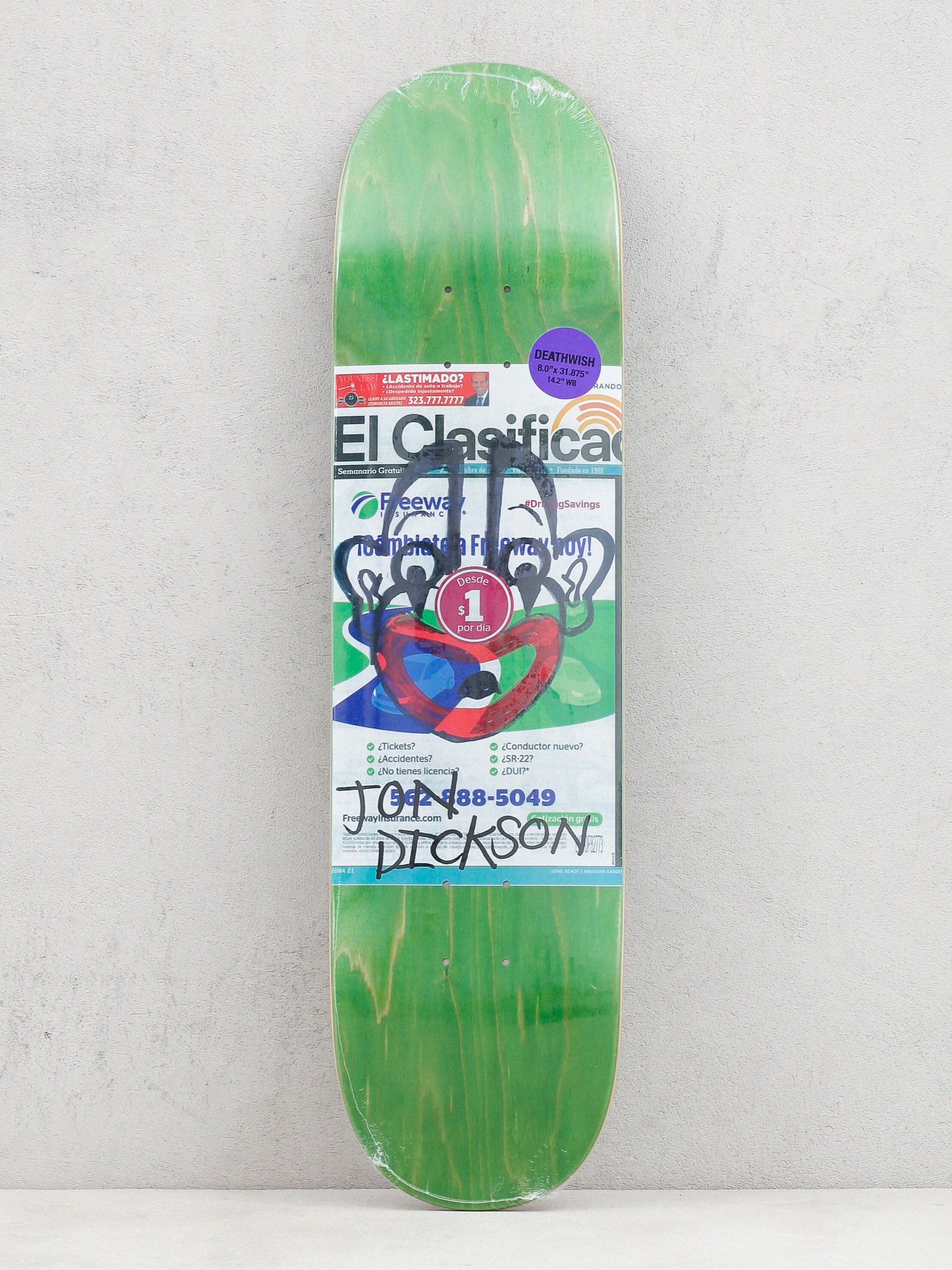 Deathwish Jd Chatman Gördeszka lap 