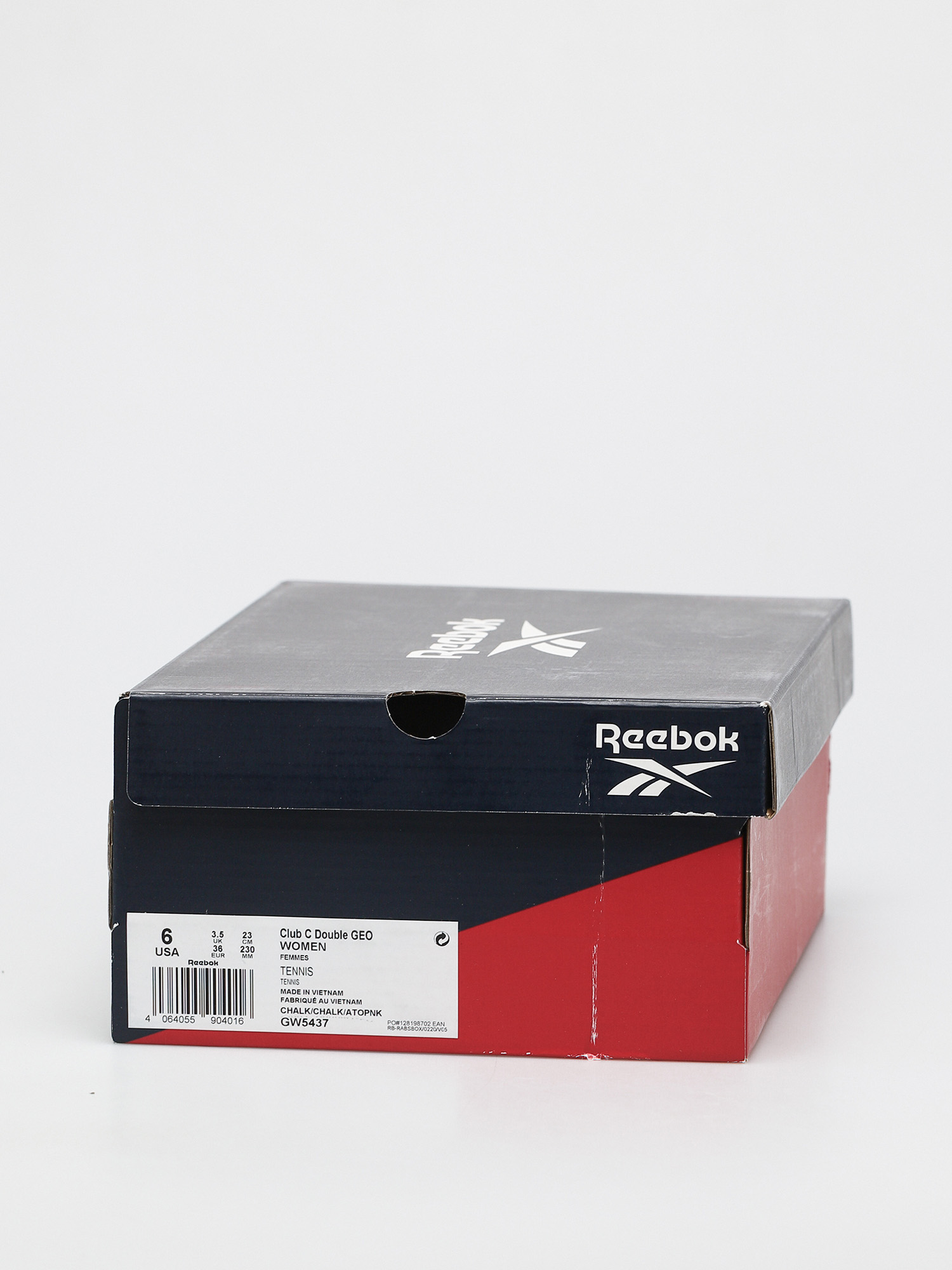 Reebok Club C Double Geo Cipők Wmn (chalk/chalk/atopnk)