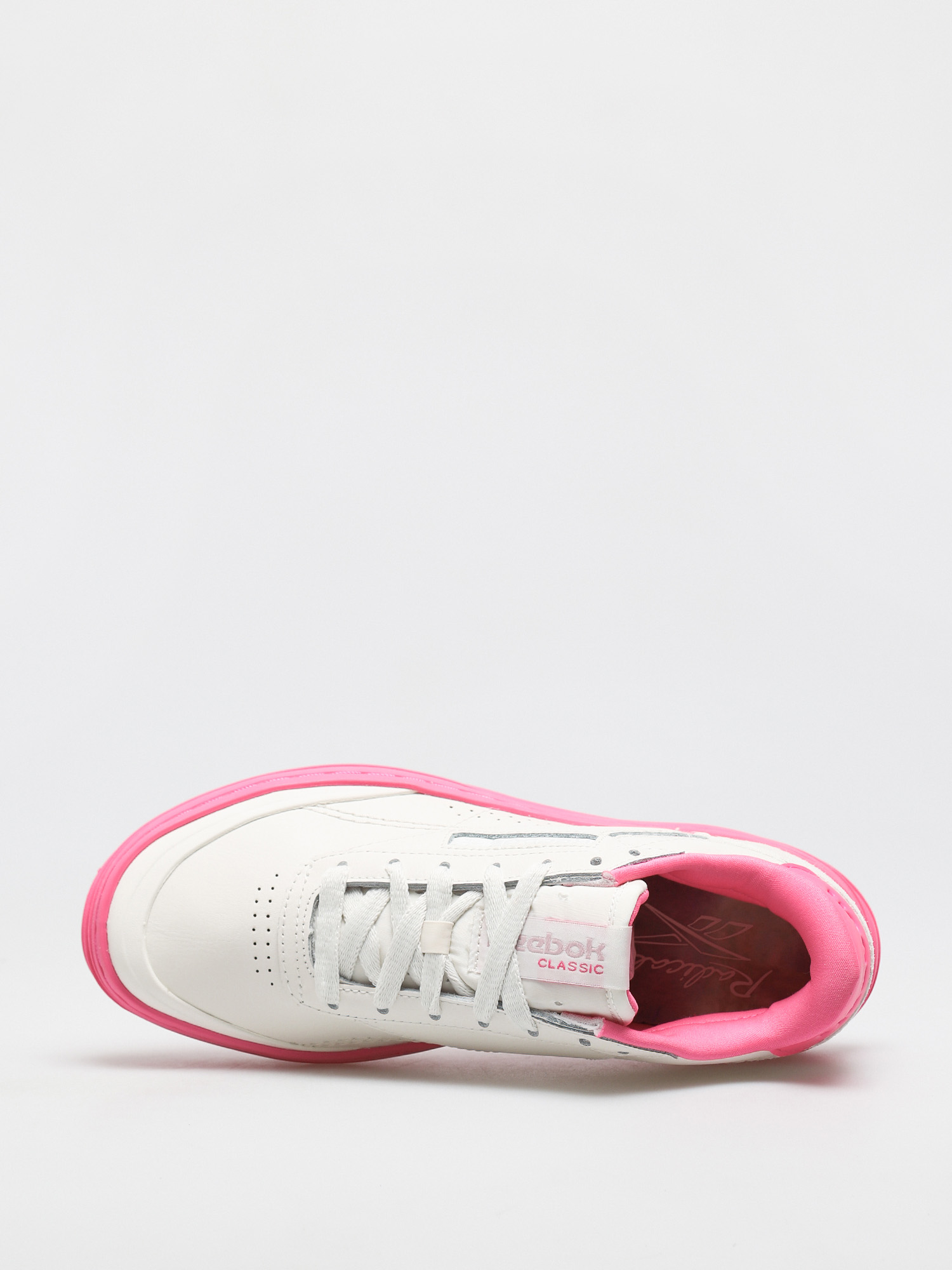 Reebok Club C Double Geo Cipők Wmn (chalk/chalk/atopnk)