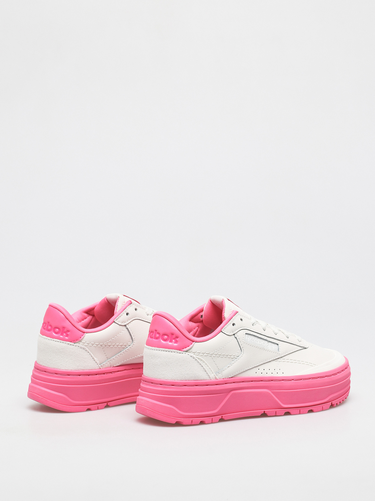 Reebok Club C Double Geo Cipők Wmn (chalk/chalk/atopnk)