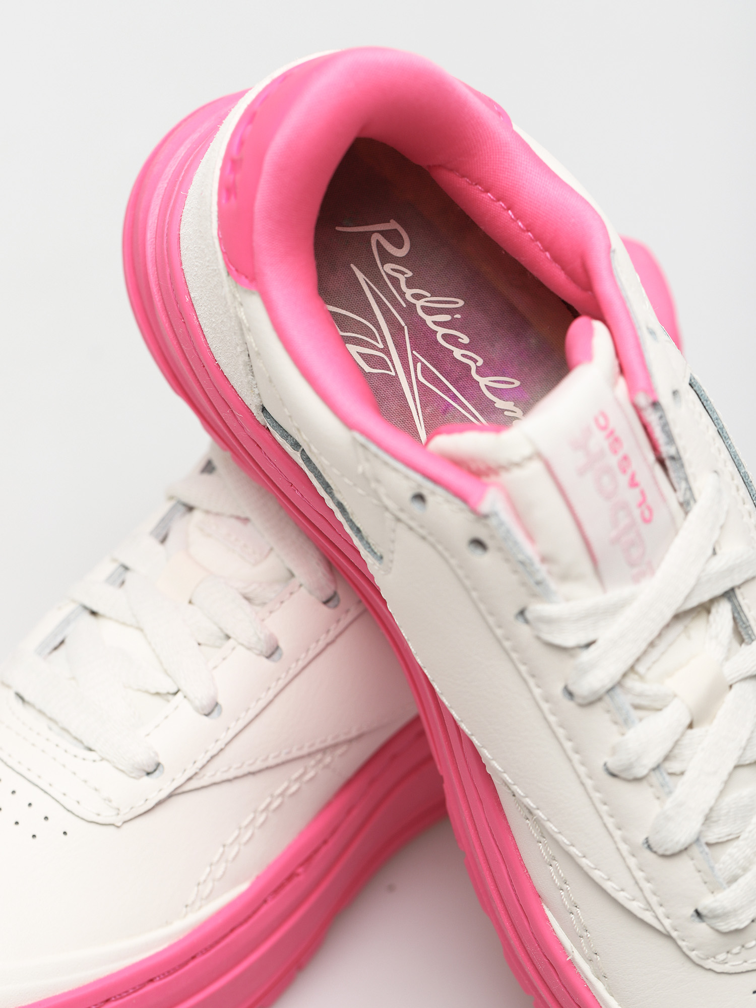 Reebok Club C Double Geo Cipők Wmn (chalk/chalk/atopnk)
