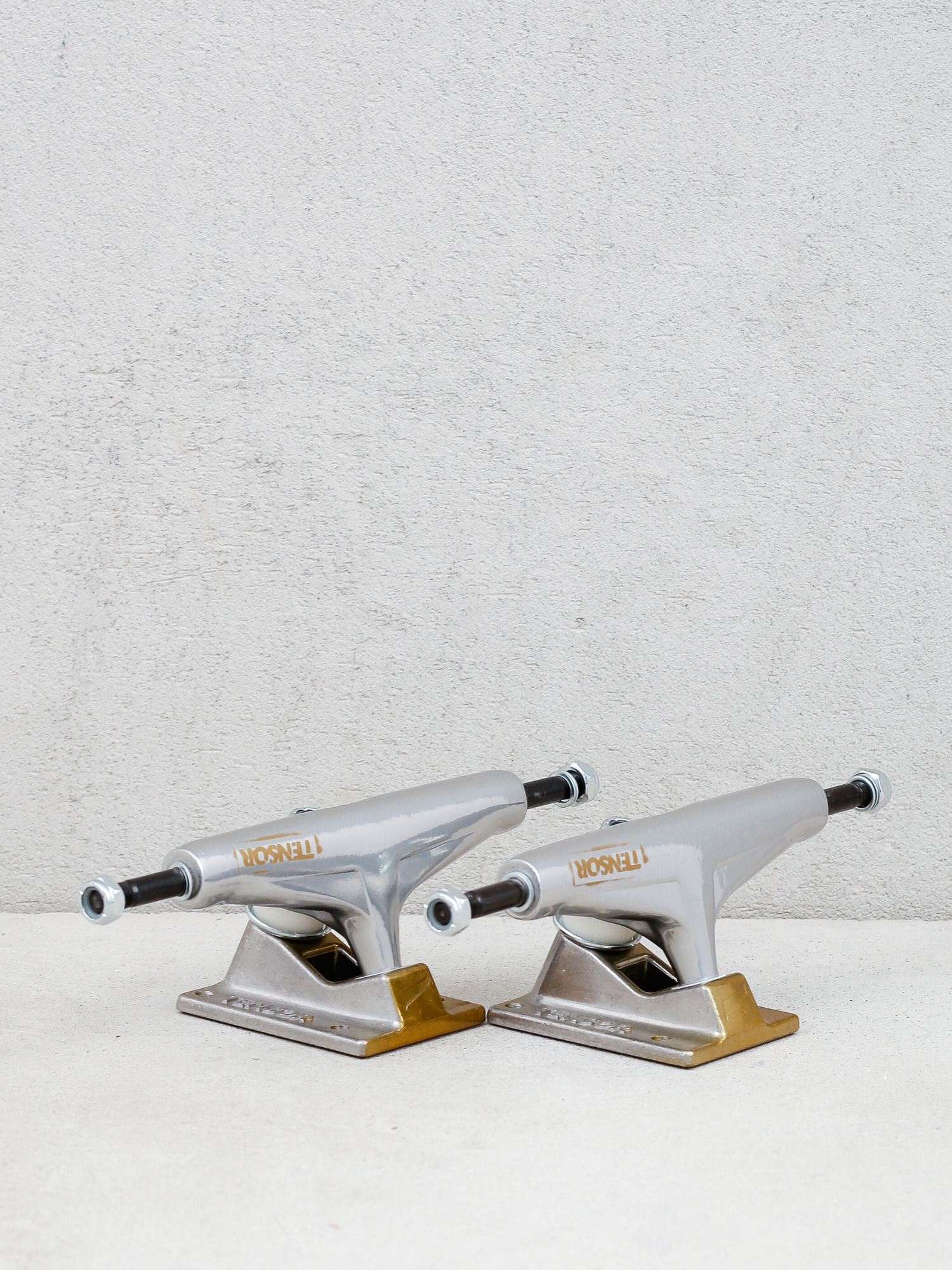 Tensor Alum Stencil Mirror Gördeszka felfüggesztés (raw/gold fade)