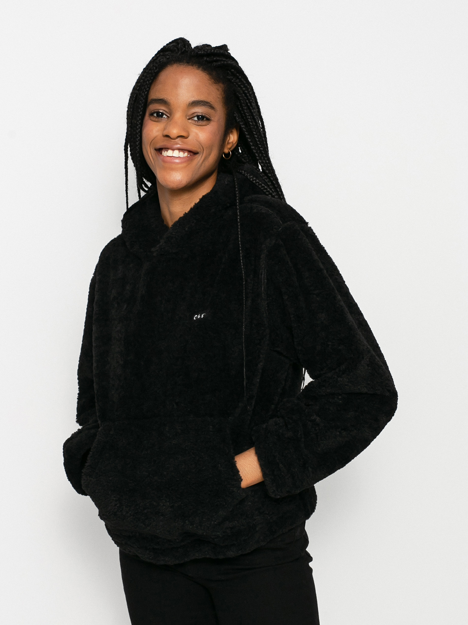 Női OBEY Gias HD Polár pulóver (black)