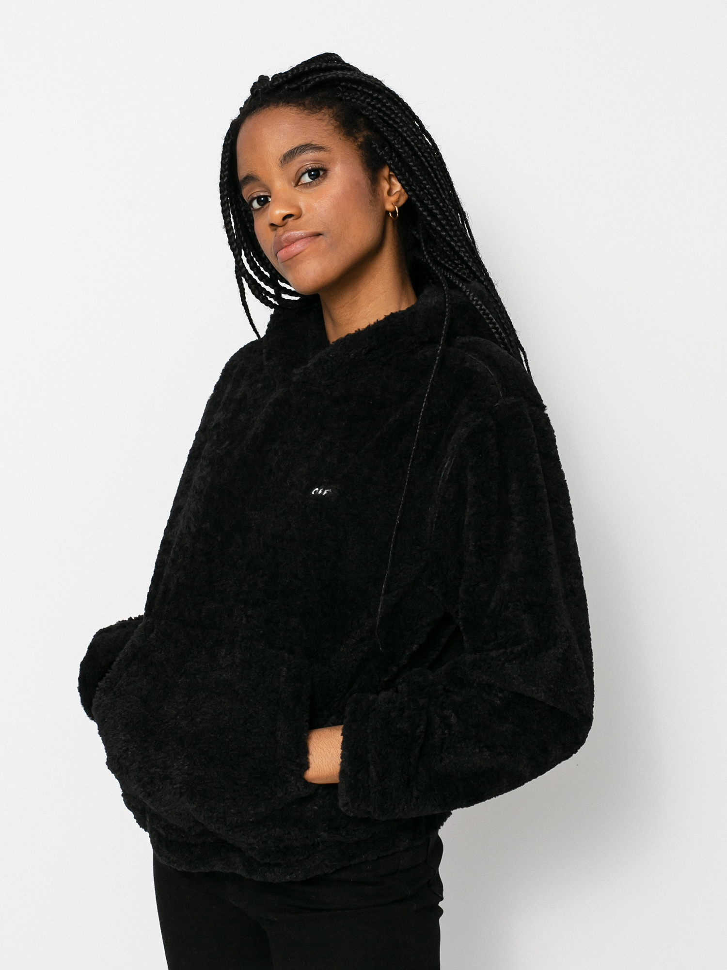 Női OBEY Gias HD Polár pulóver (black)