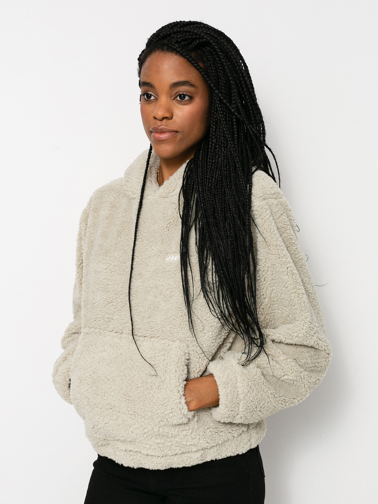 Női OBEY Gias HD Polár pulóver (silver grey)