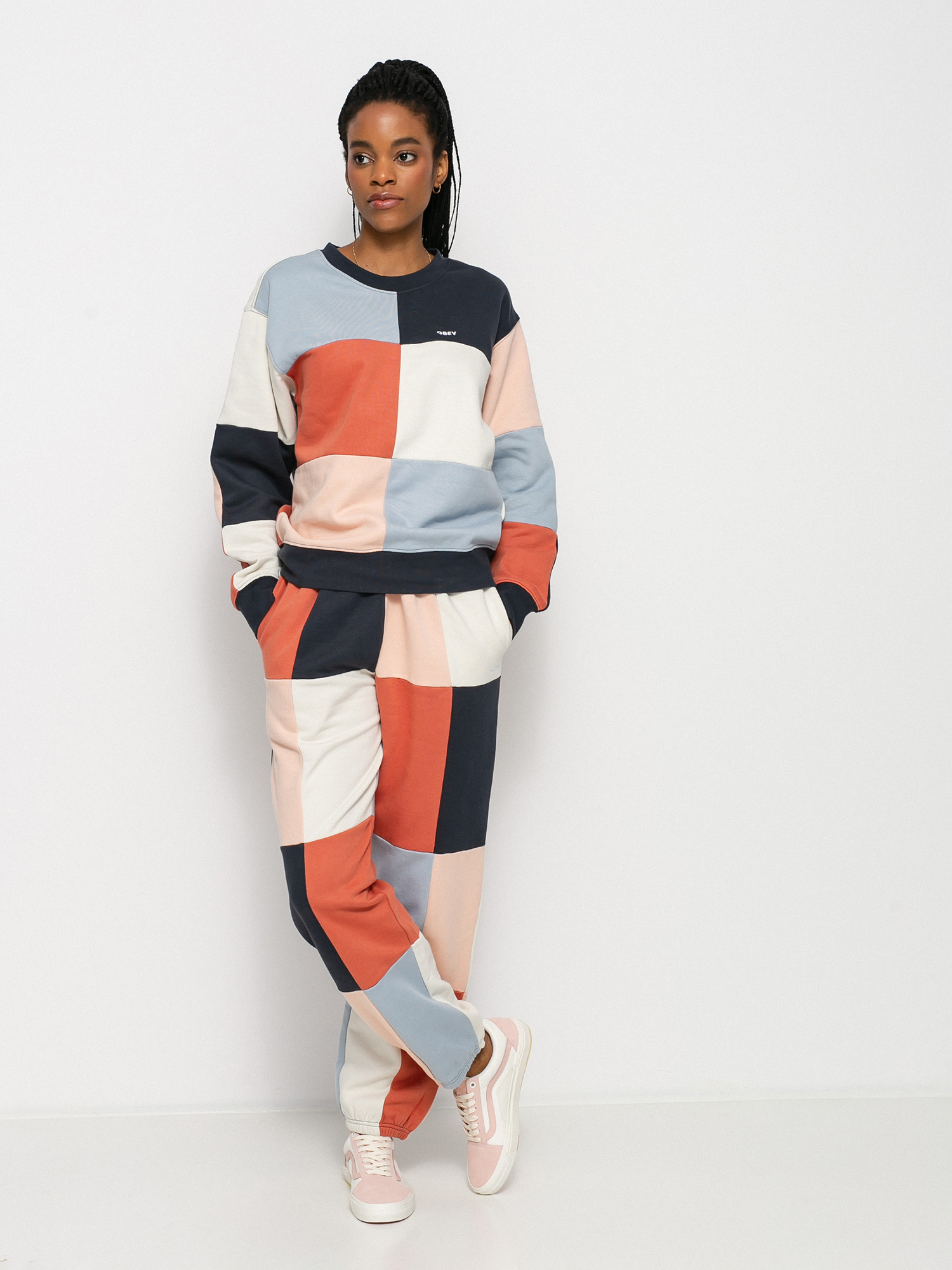 OBEY Lockdown Kisnadrág Wmn (french navy multi)