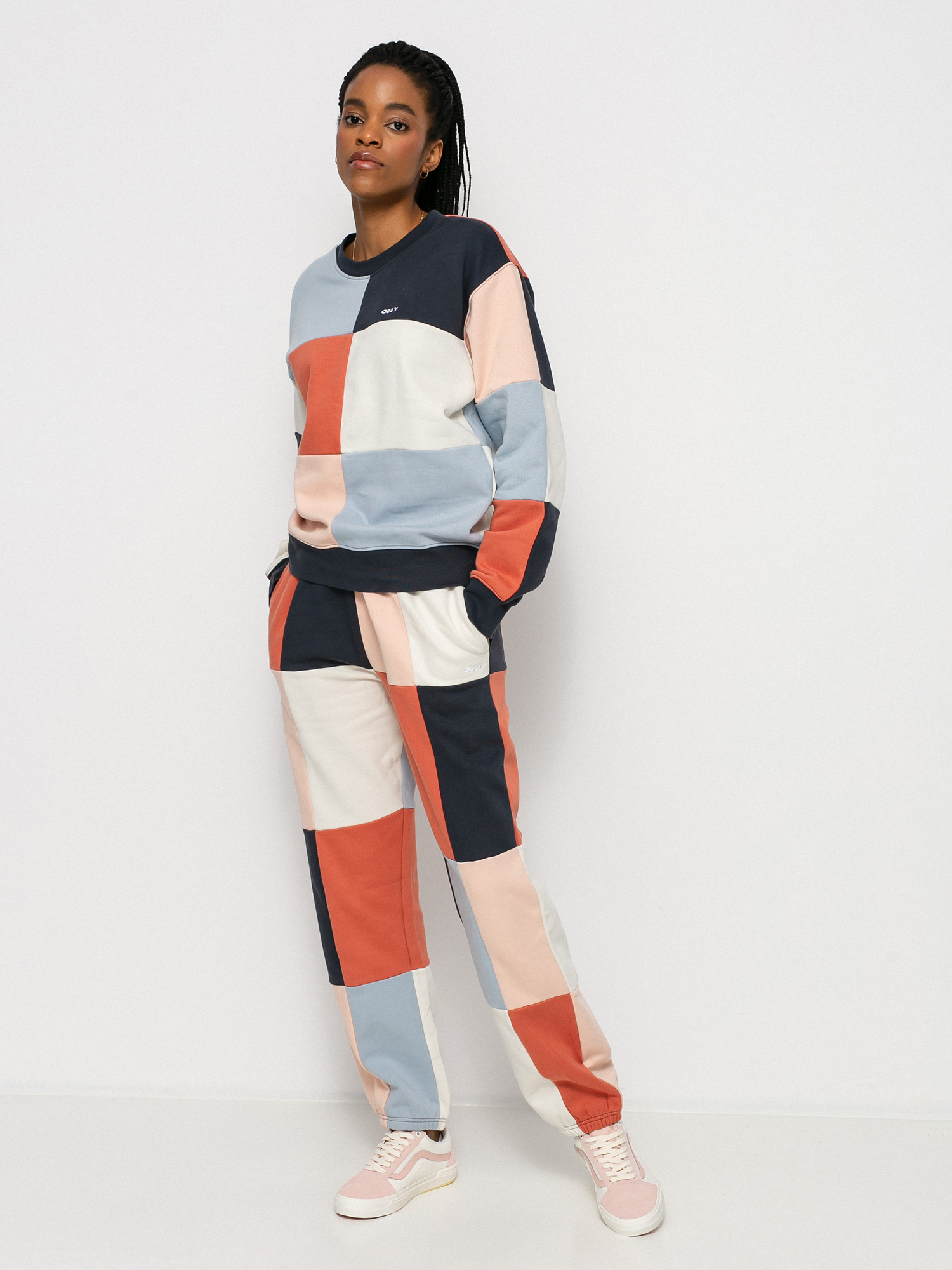 OBEY Lockdown Kisnadrág Wmn (french navy multi)