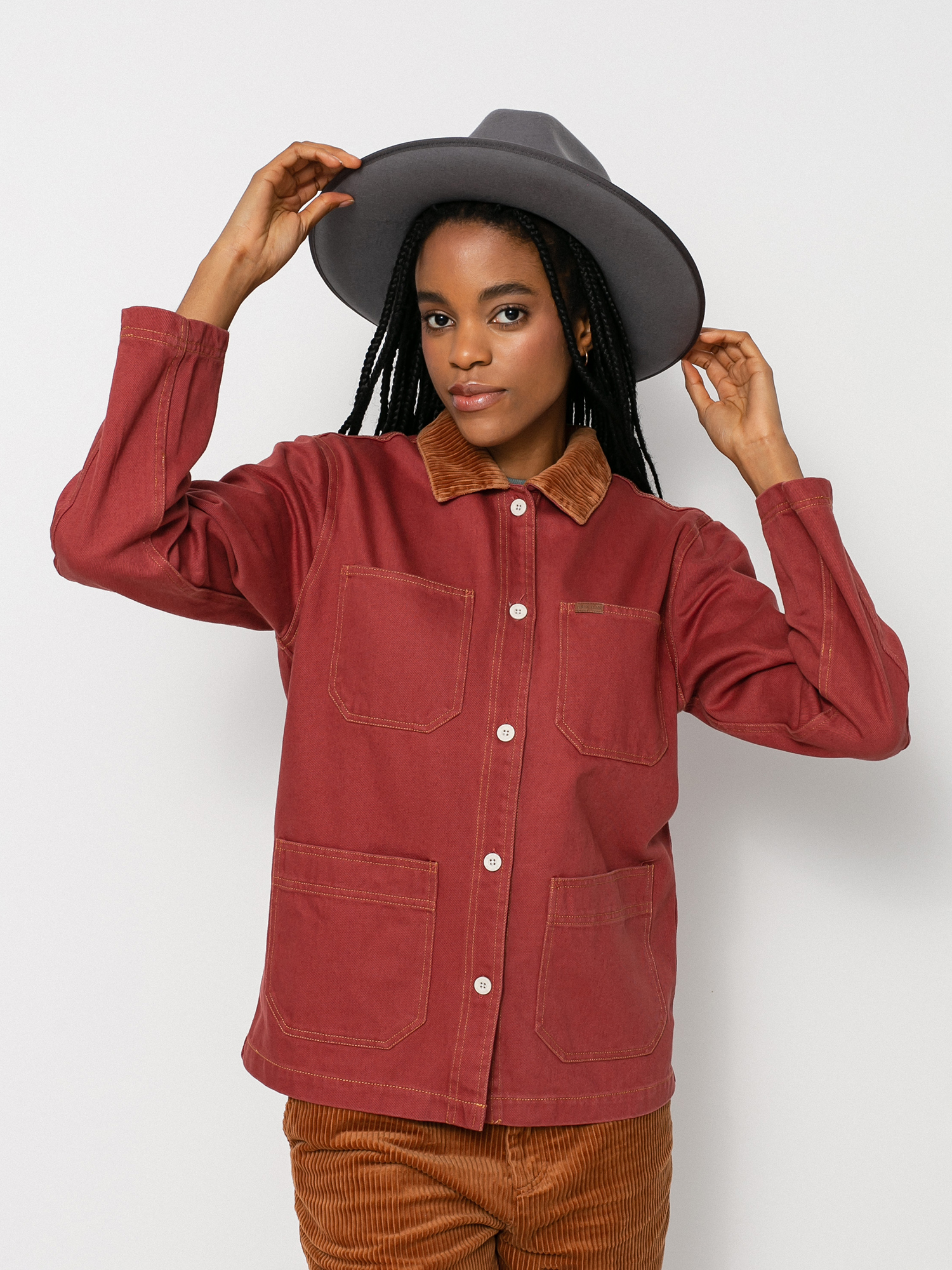 Brixton Survey Chore Coat Dzseki Wmn (cowhide/lion)