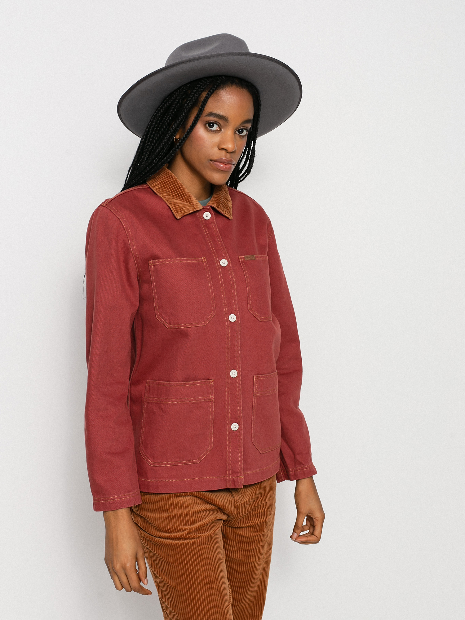 Brixton Survey Chore Coat Dzseki Wmn (cowhide/lion)