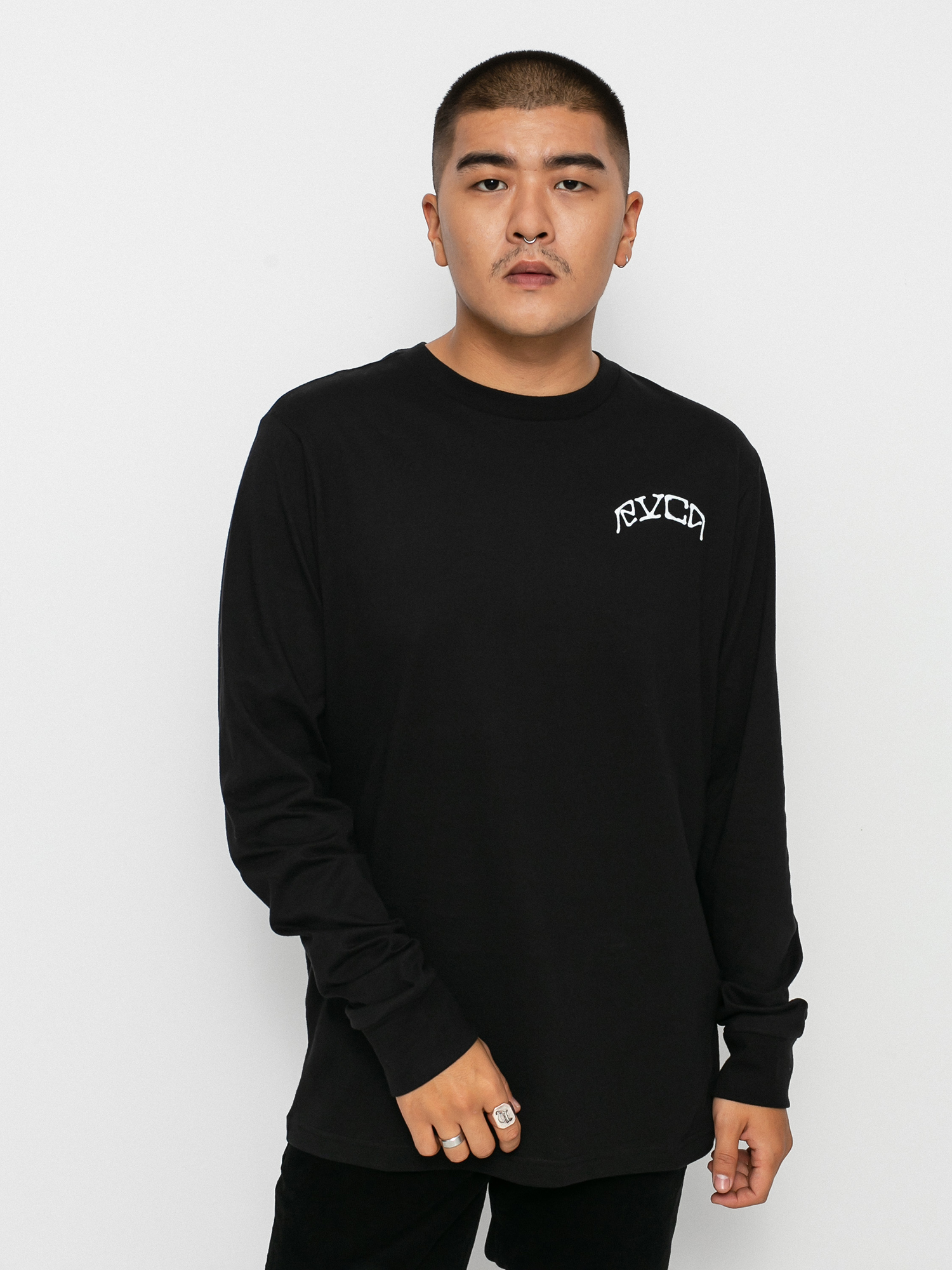 RVCA St Margret Hosszú ujjú felső (black)