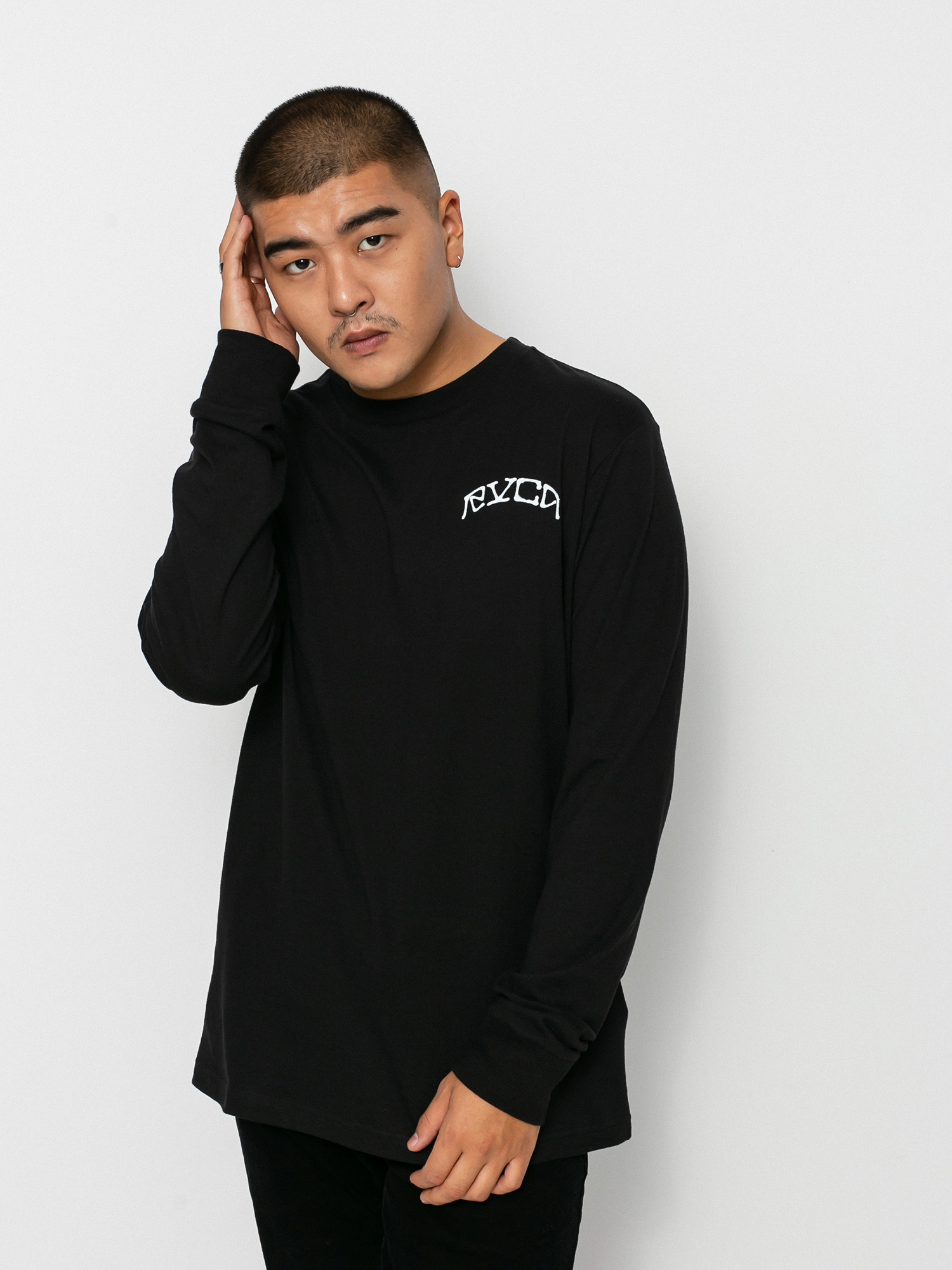RVCA St Margret Hosszú ujjú felső (black)