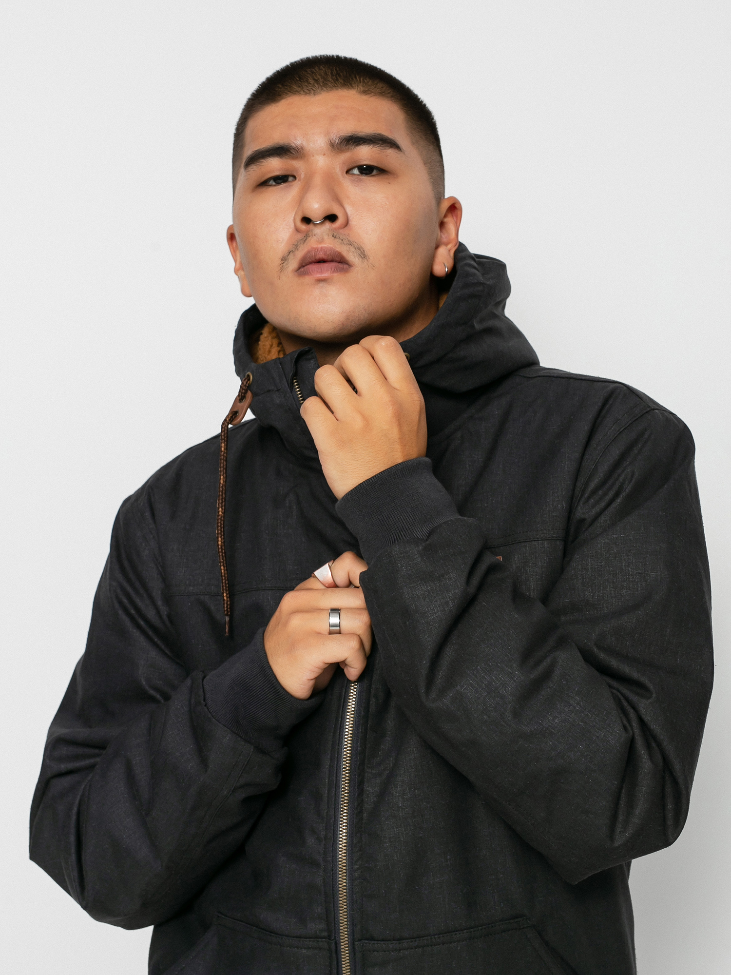 Iriedaily Dock36 Hemp Dzseki (black/anthra)