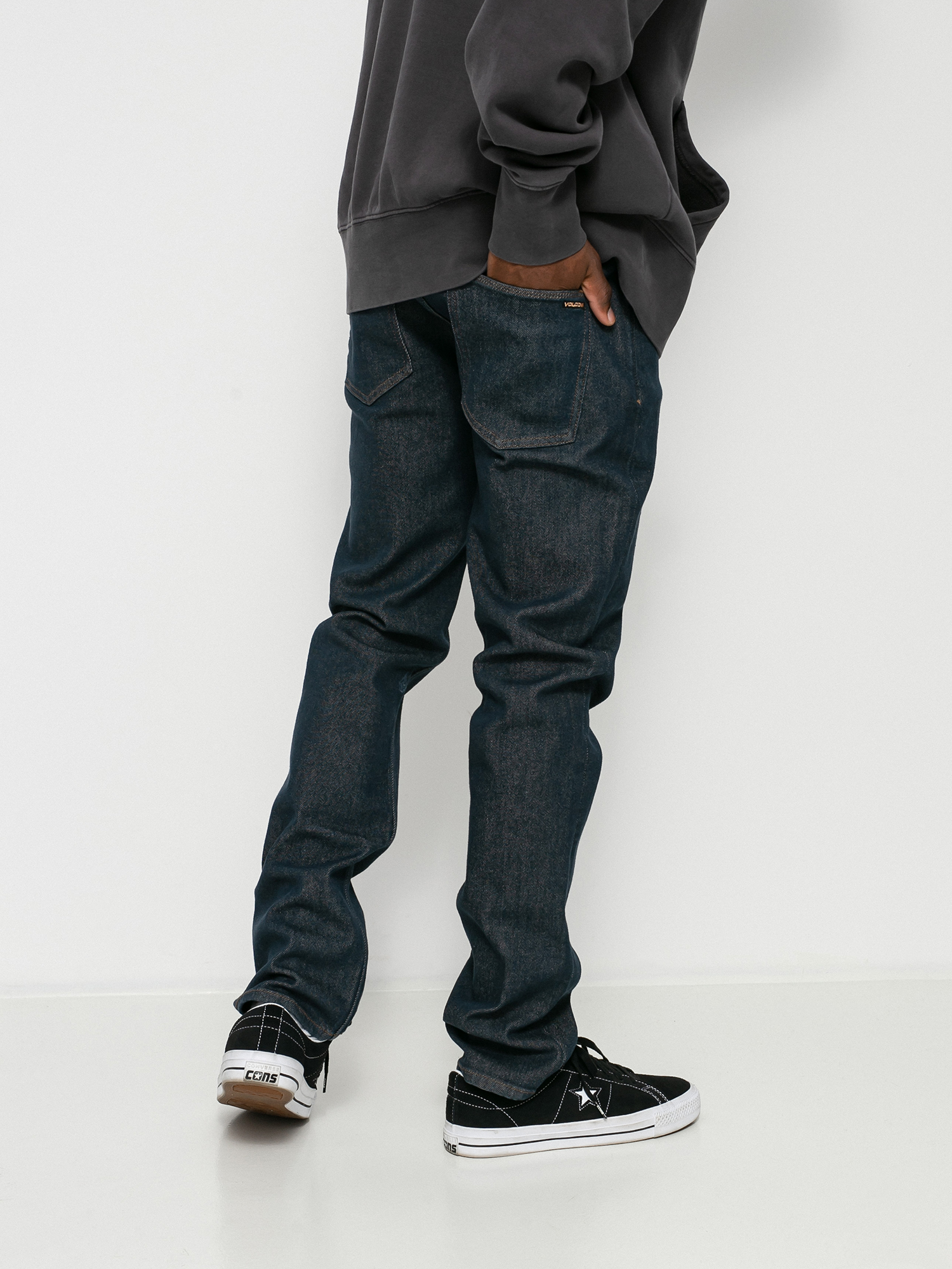 Volcom Vorta Denim Kisnadrág (grey indigo rinse)