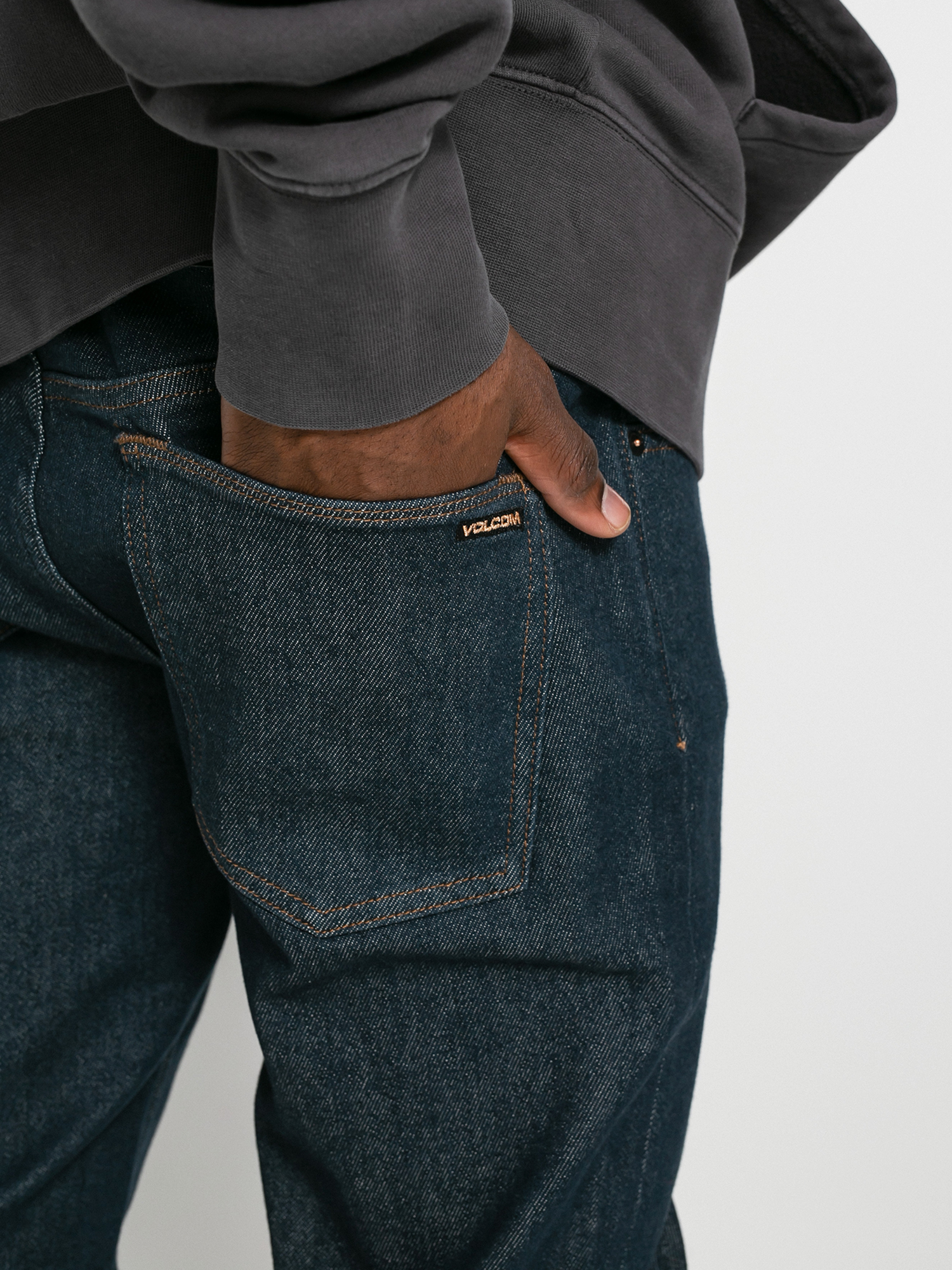 Volcom Vorta Denim Kisnadrág (grey indigo rinse)