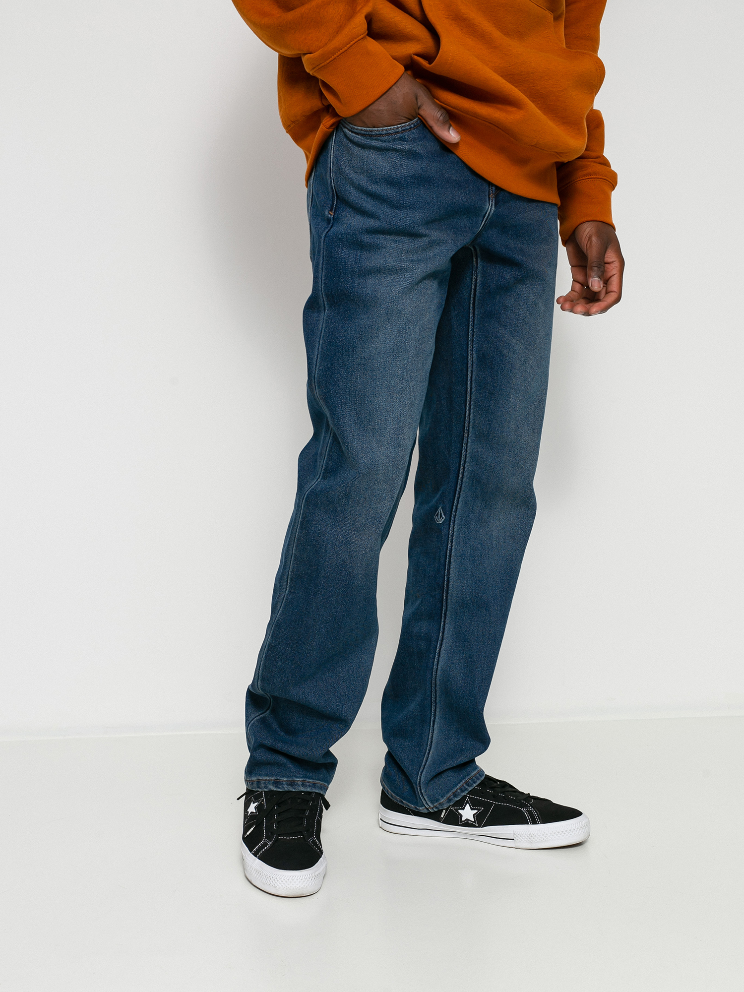 Volcom Solver Denim Kisnadrág (easy blue)