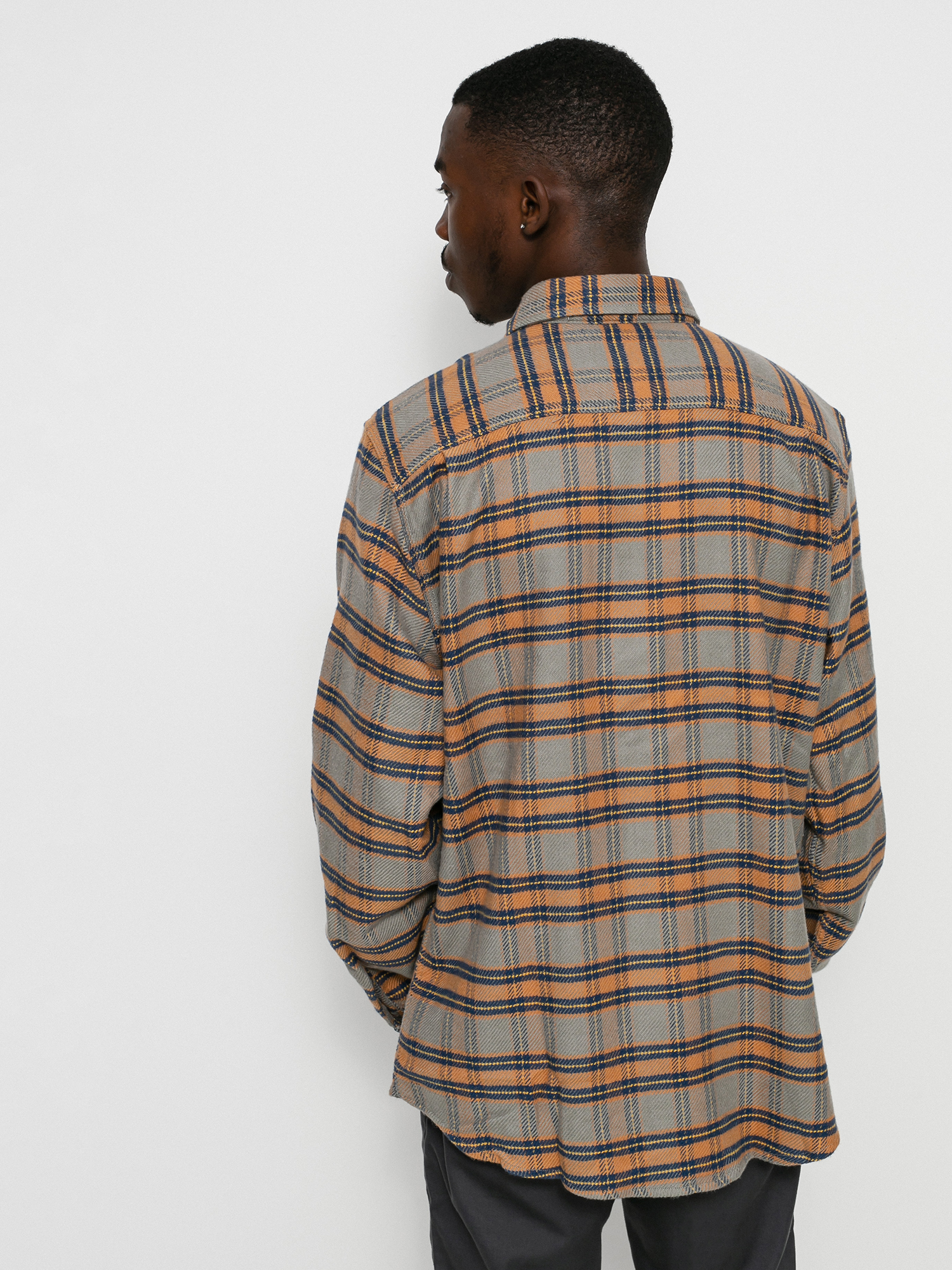 Brixton Bowery Stretch Ls Ing (heather grey)